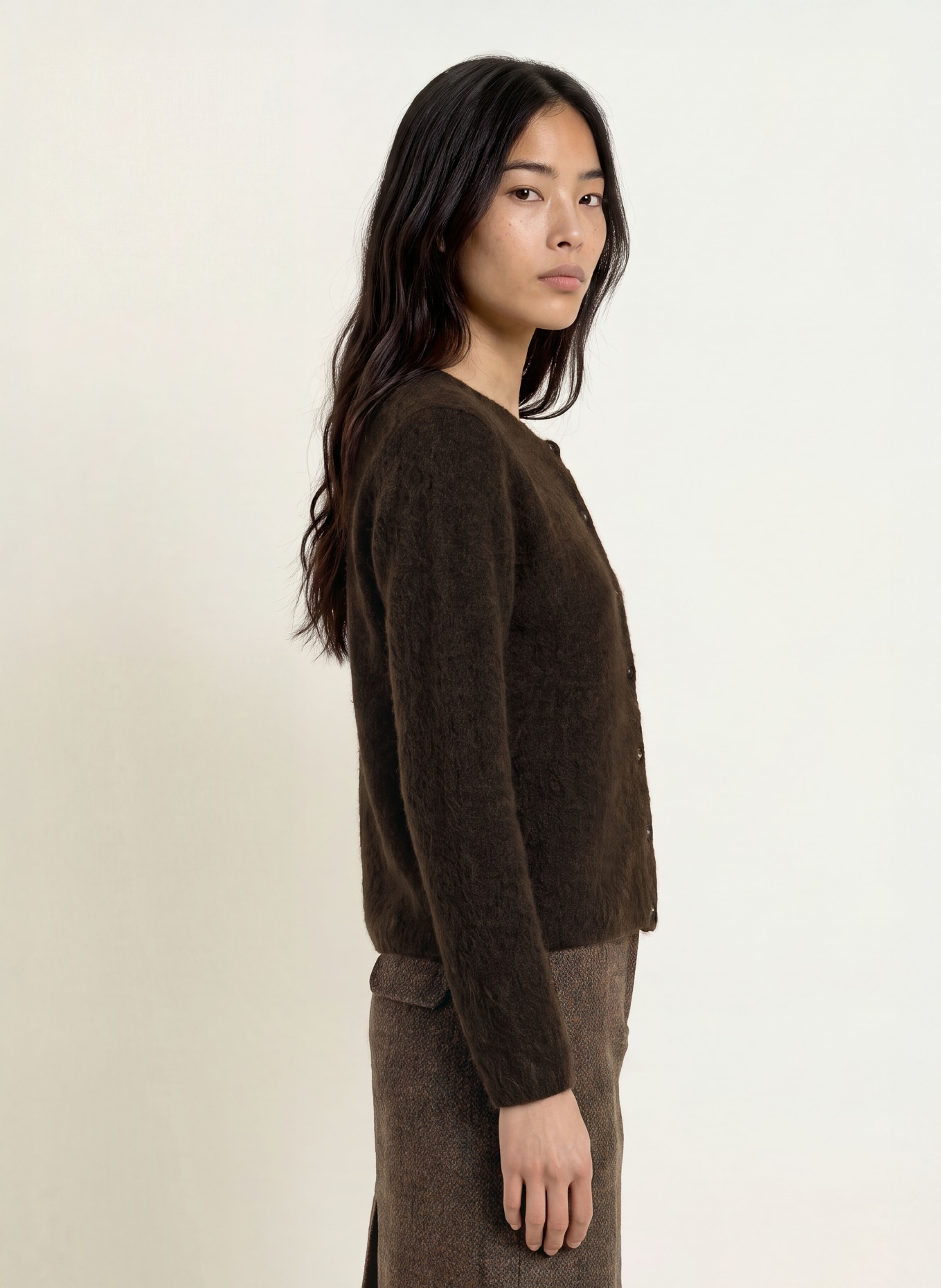 MOS MOSH Cardigan MMAIMINE: DARK GRAY