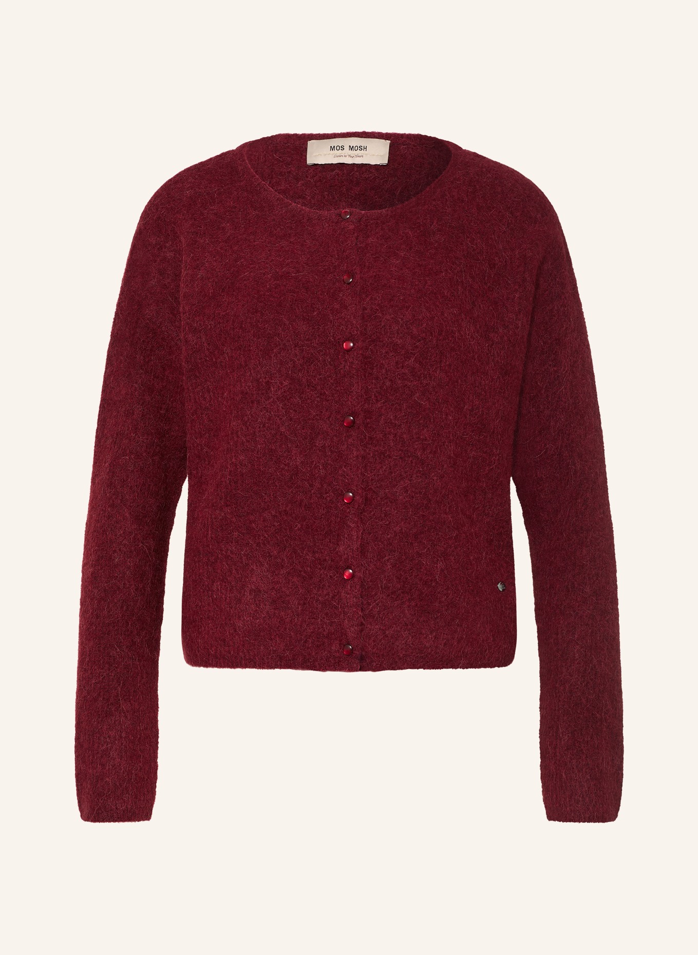 MOS MOSH Cardigan MMAIMINE: DARK RED