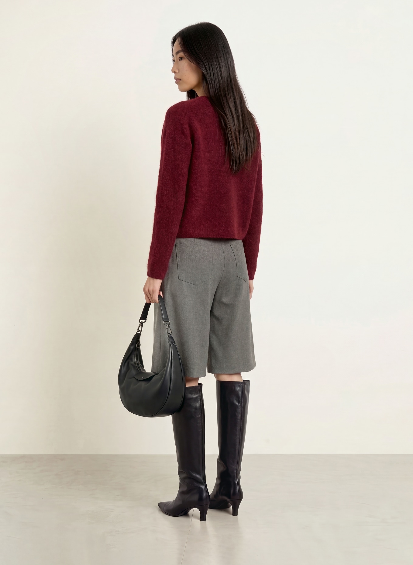 MOS MOSH Cardigan MMAIMINE: DARK RED