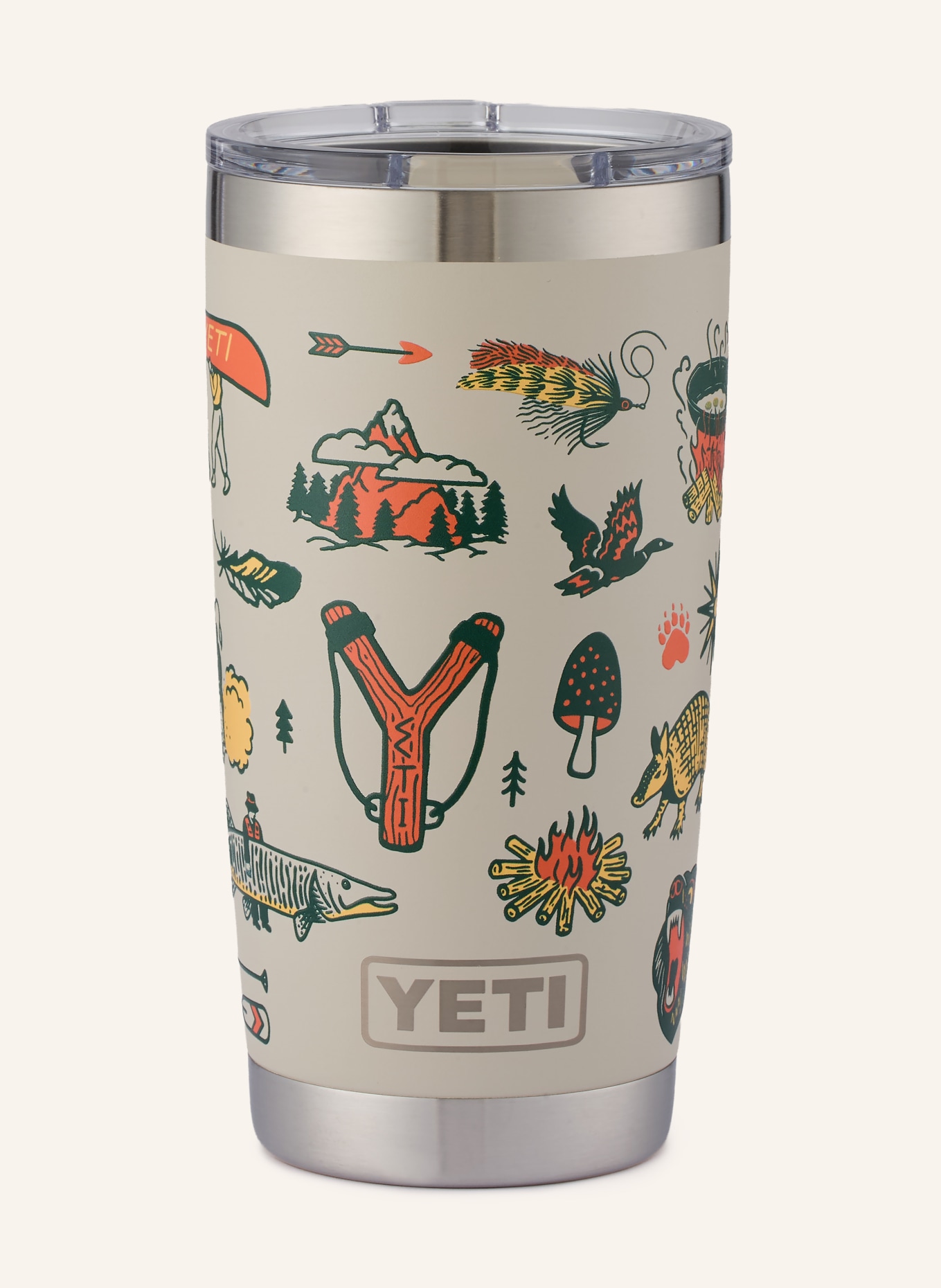 YETI Kubek termiczny RAMBLER®: BEŻOWY