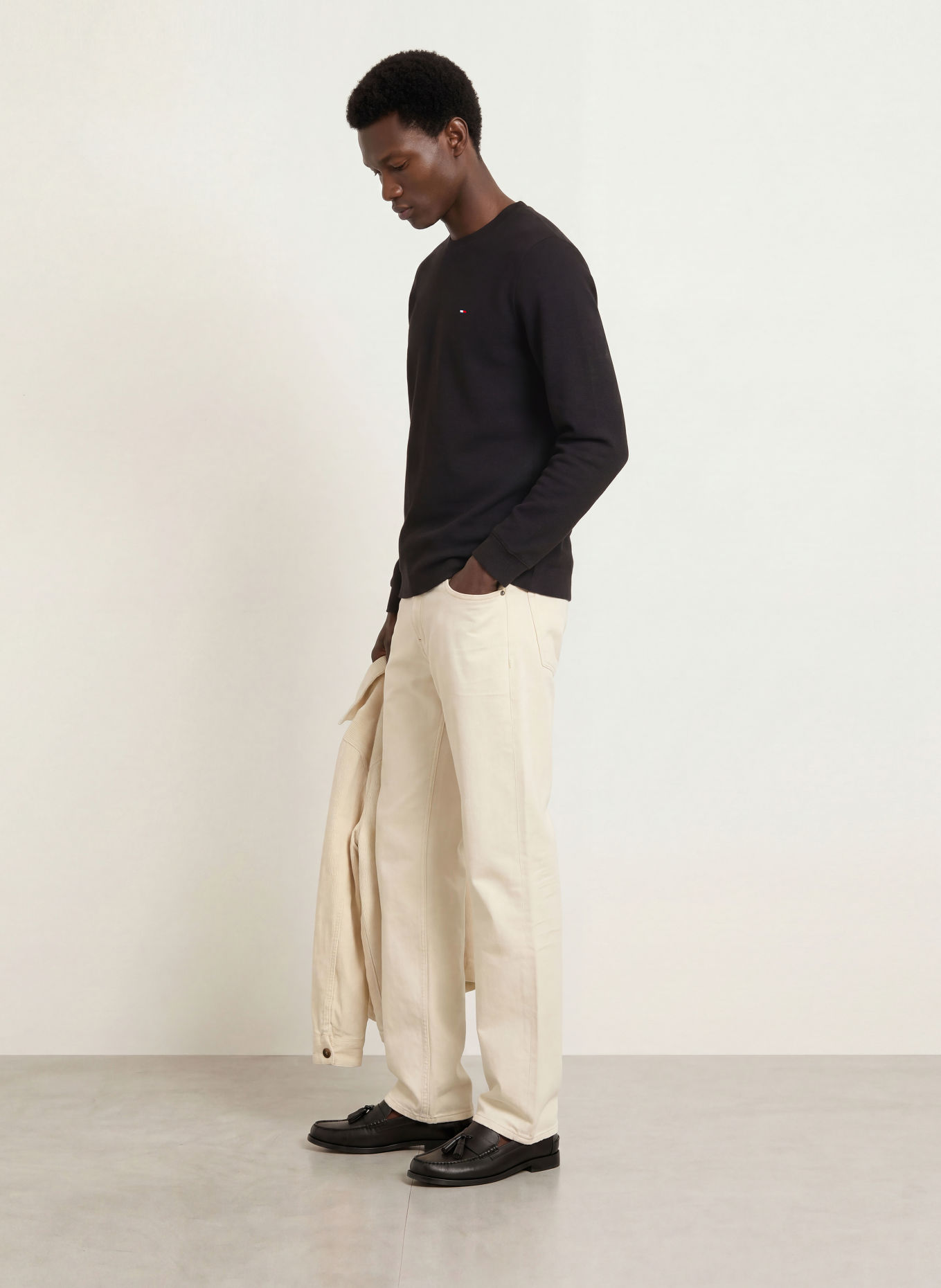 TOMMY HILFIGER Sweter: CZARNY