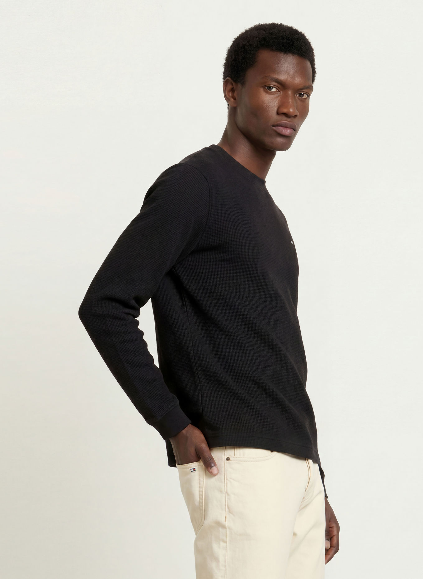 TOMMY HILFIGER Sweter: CZARNY