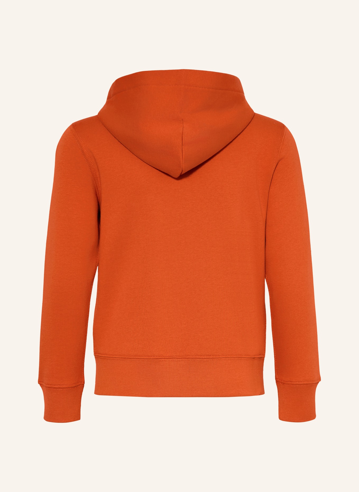 POLO RALPH LAUREN Mikinová bunda: TMAVĚ ORANŽOVÁ