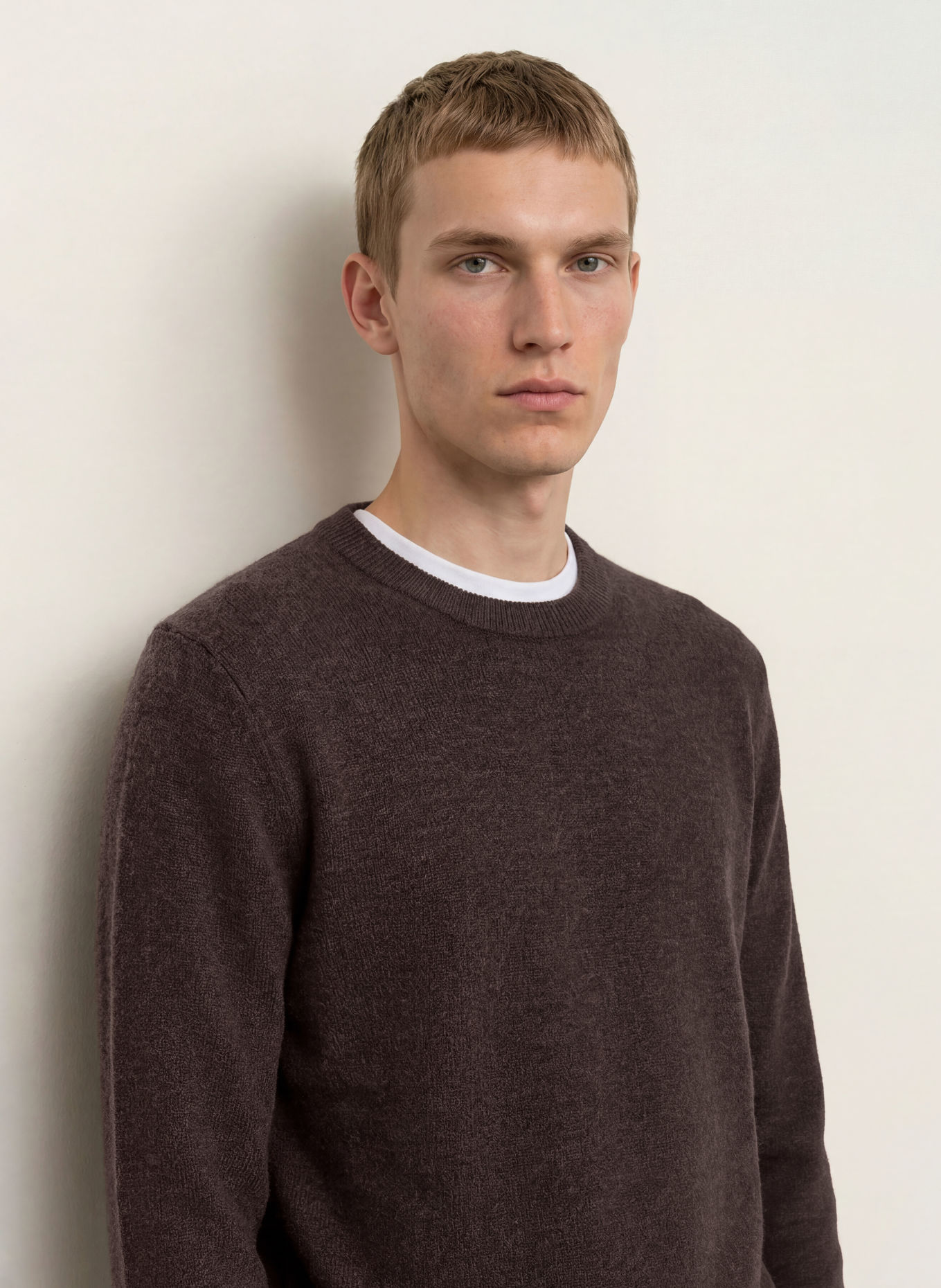 SAMSØE SAMSØE Sweater ISAK: DARK BROWN