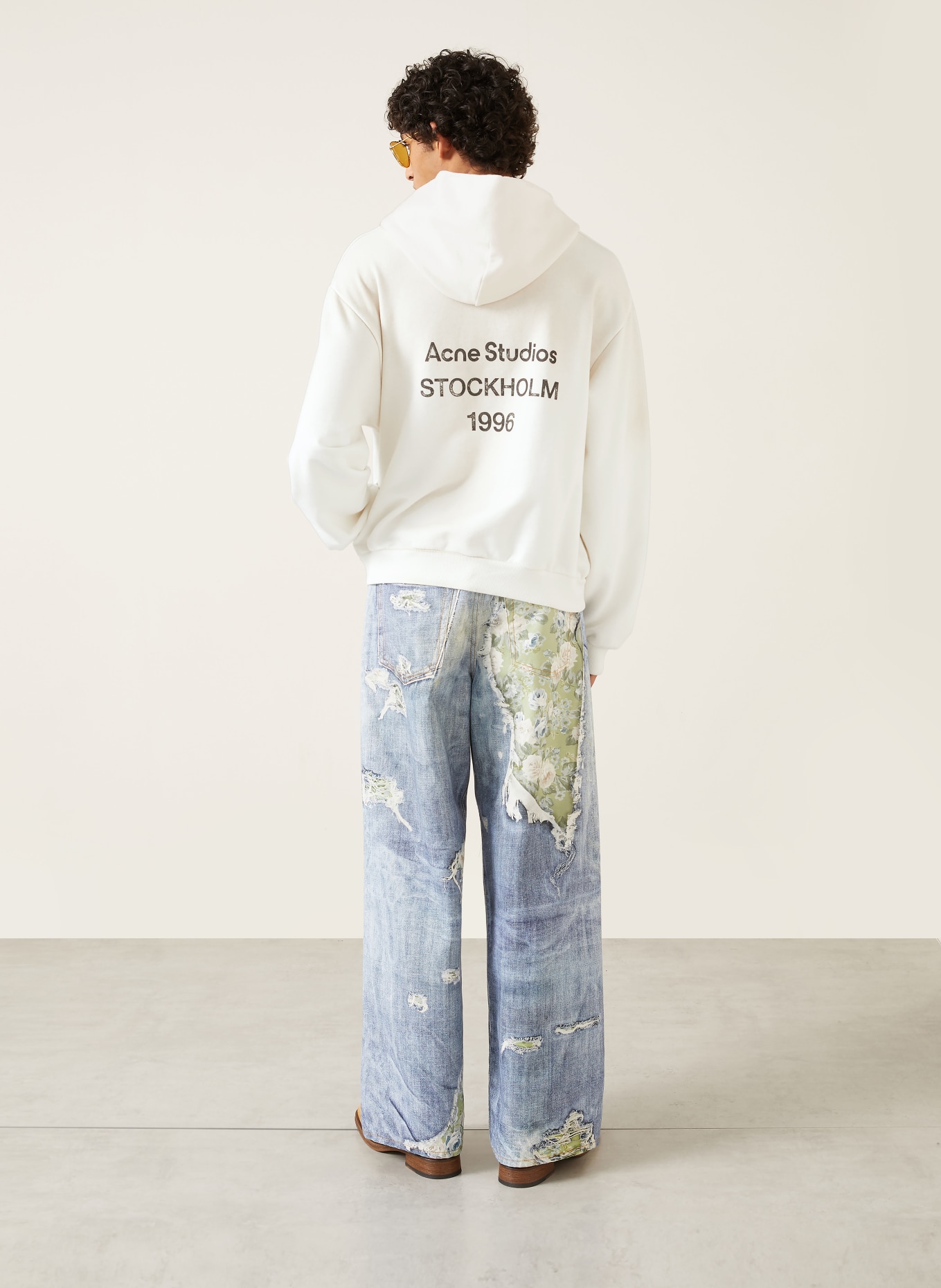 Acne Studios Hoodie: WEISS