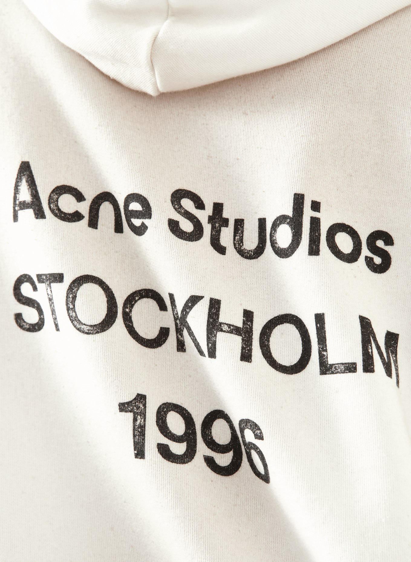 Acne Studios Hoodie: WEISS