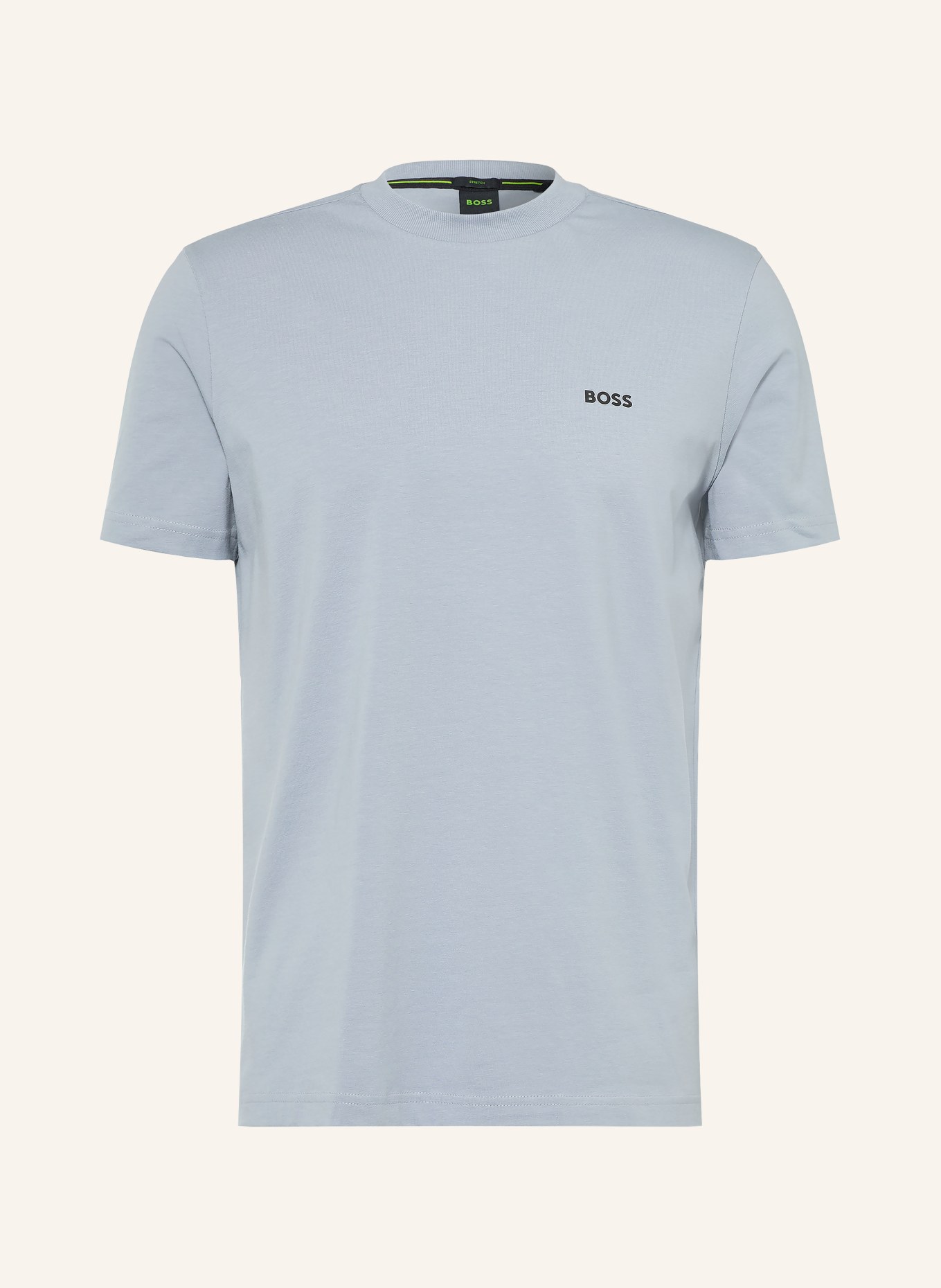 BOSS Tričko TEE: ČERNOŠEDÁ