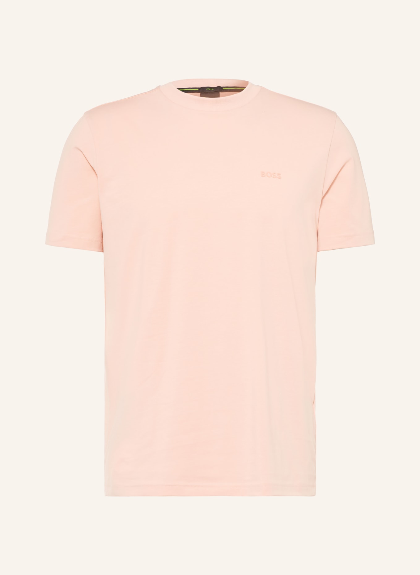 BOSS Tričko TEE: RŮŽOVÁ