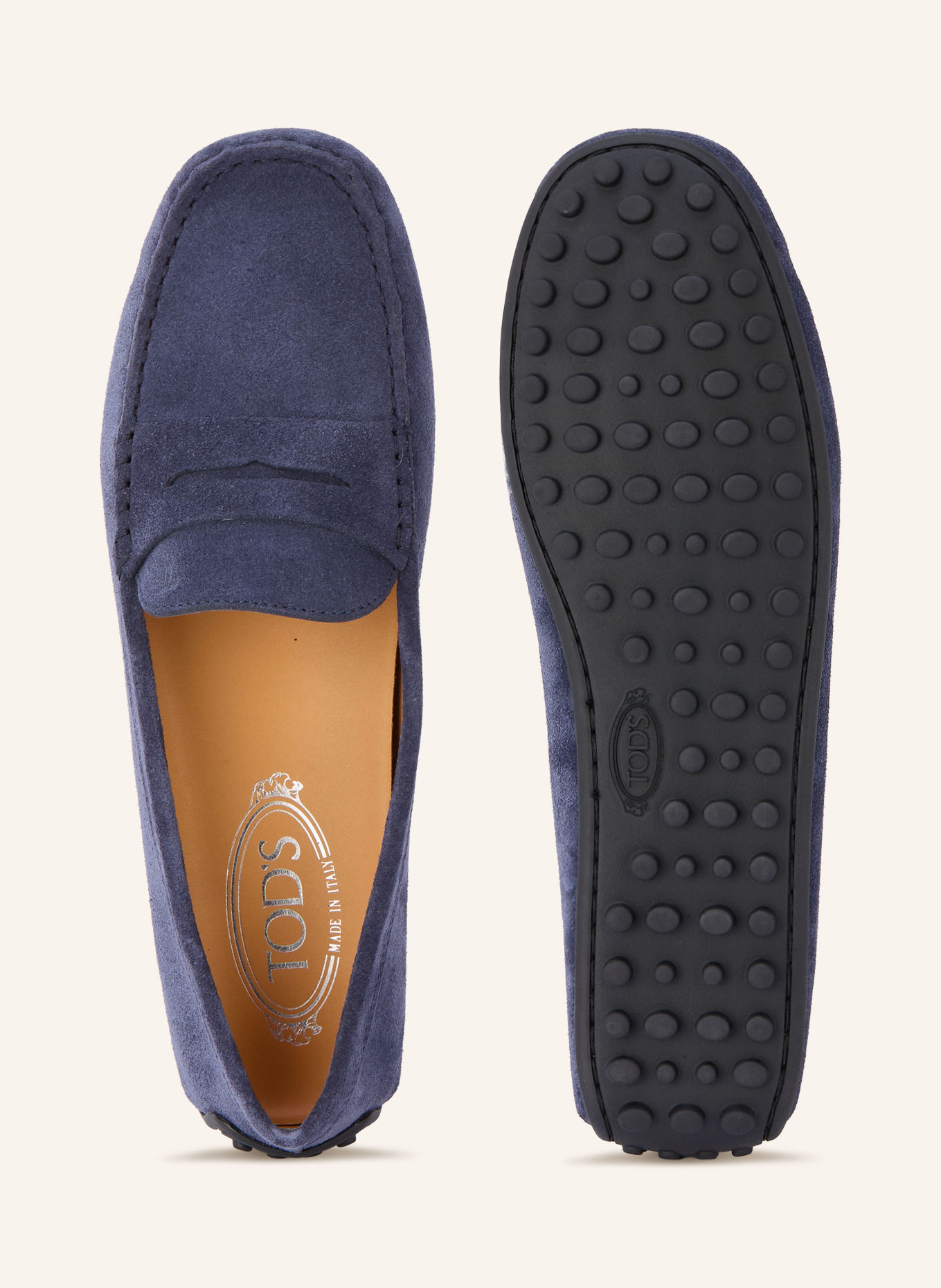 TOD'S Mokassins GOMMA: BLAU
