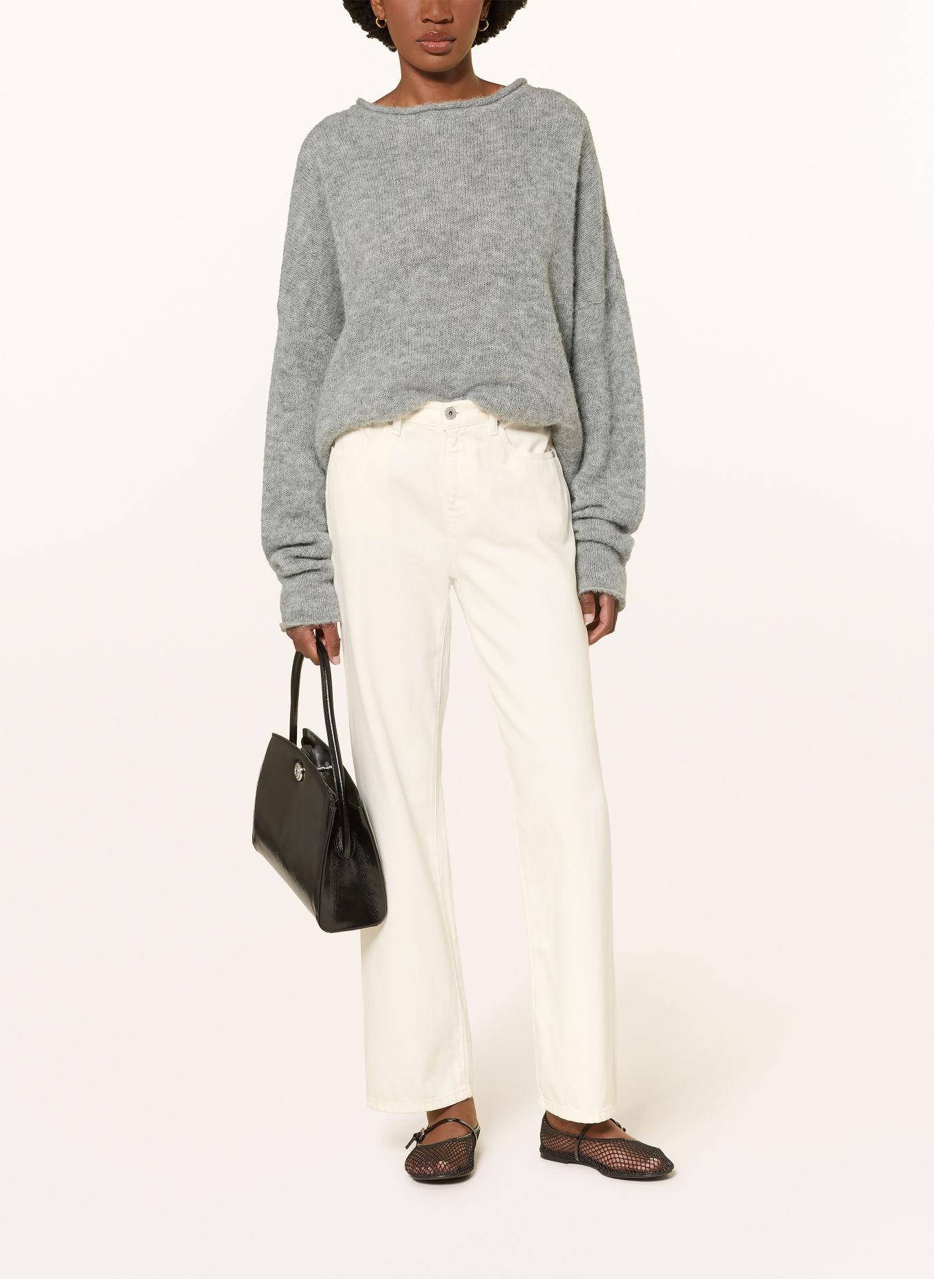 by Aylin Koenig Alpaka-Pullover HELENA: GRAU