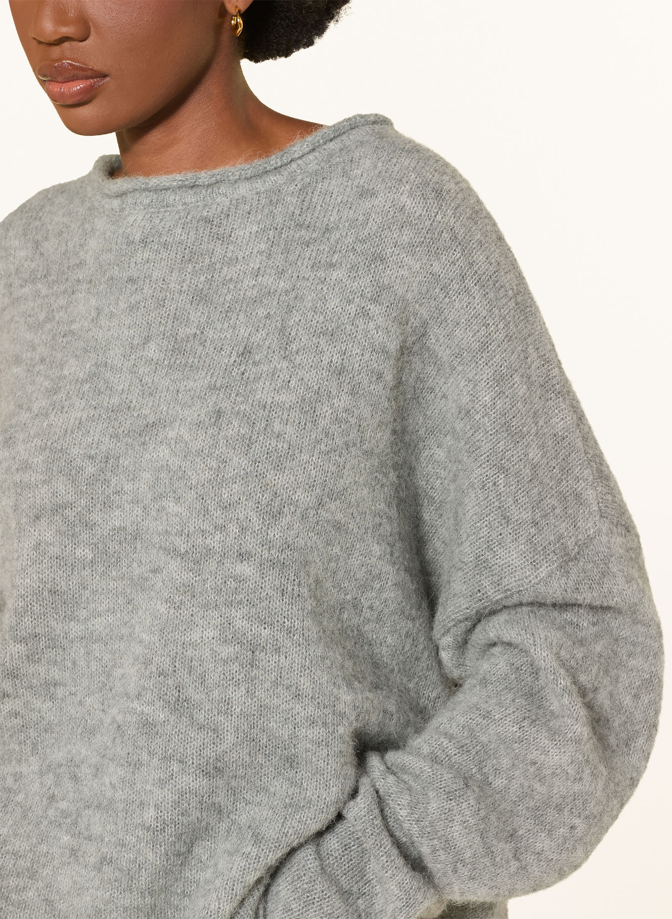 by Aylin Koenig Alpaka-Pullover HELENA: GRAU