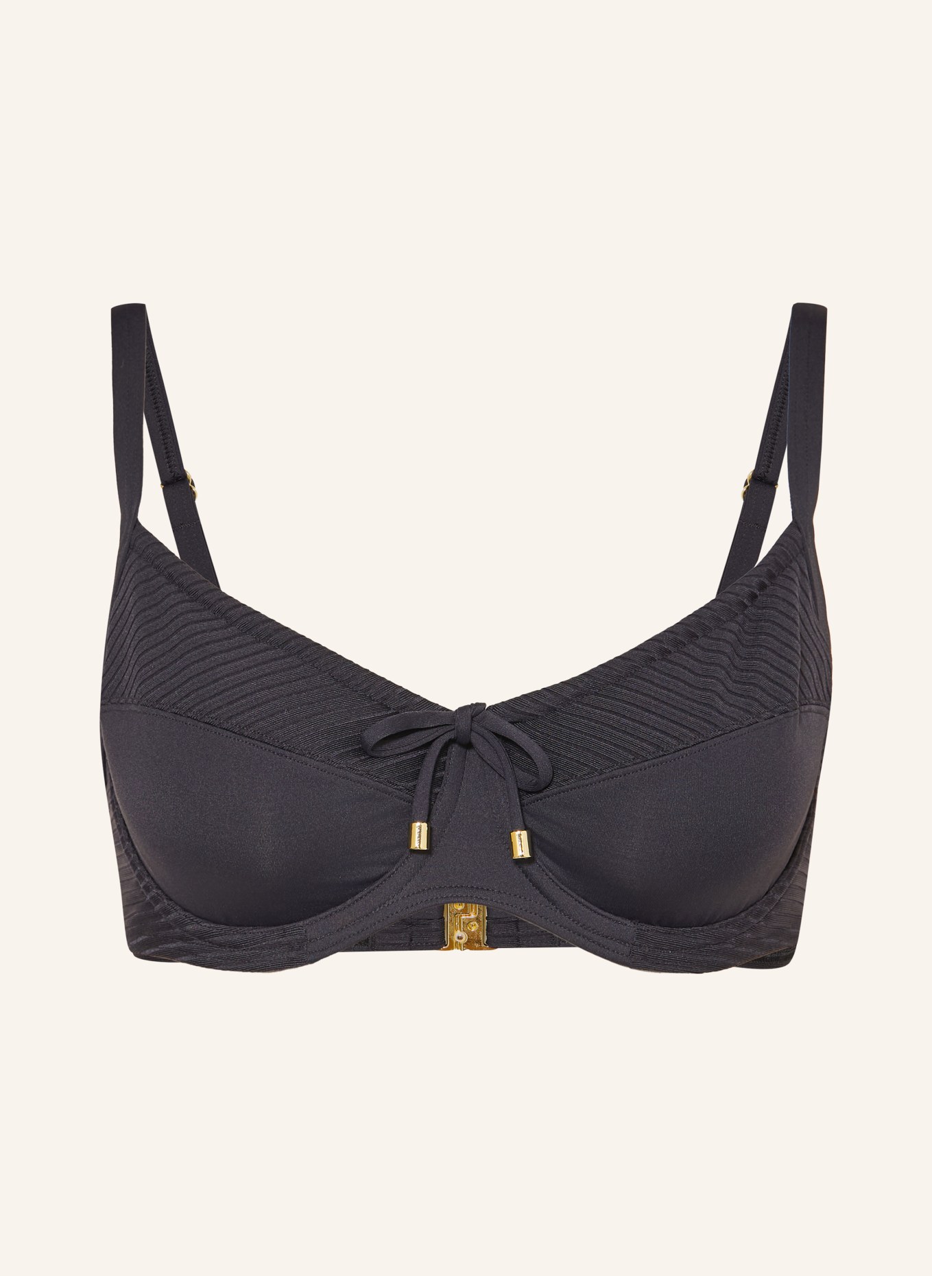 CYELL Underwired bikini top NOOS CAVIAR: BLACK