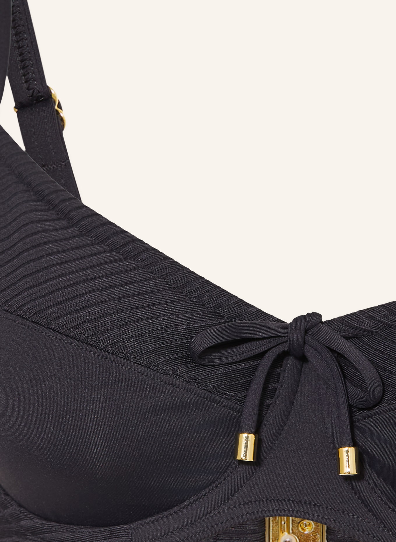 CYELL Underwired bikini top NOOS CAVIAR: BLACK