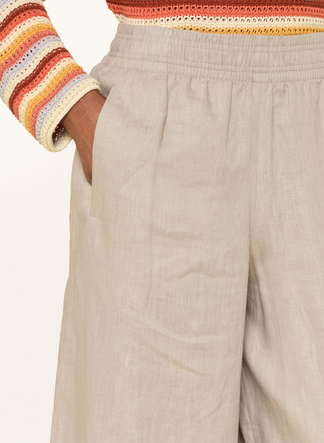 DRYKORN Linen pants CEILING: KHAKI