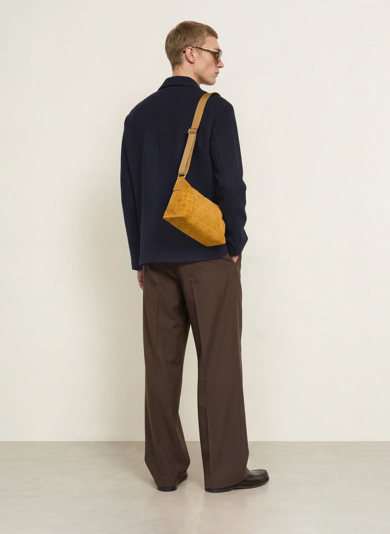 SANDRO Jerseyhose Straight Fit: BRAUN