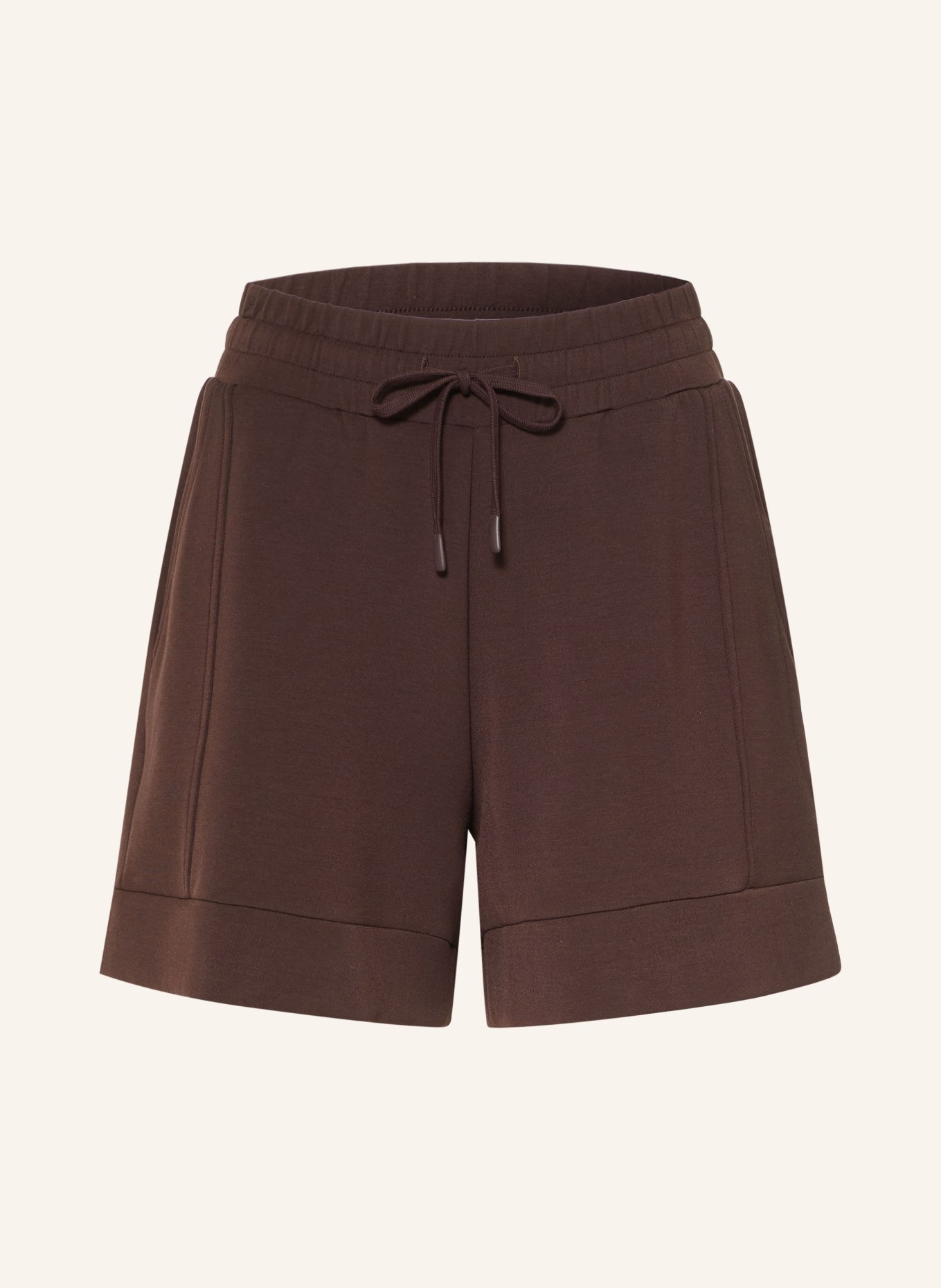 VARLEY Sweatshorts ATRUIM: DUNKELBRAUN