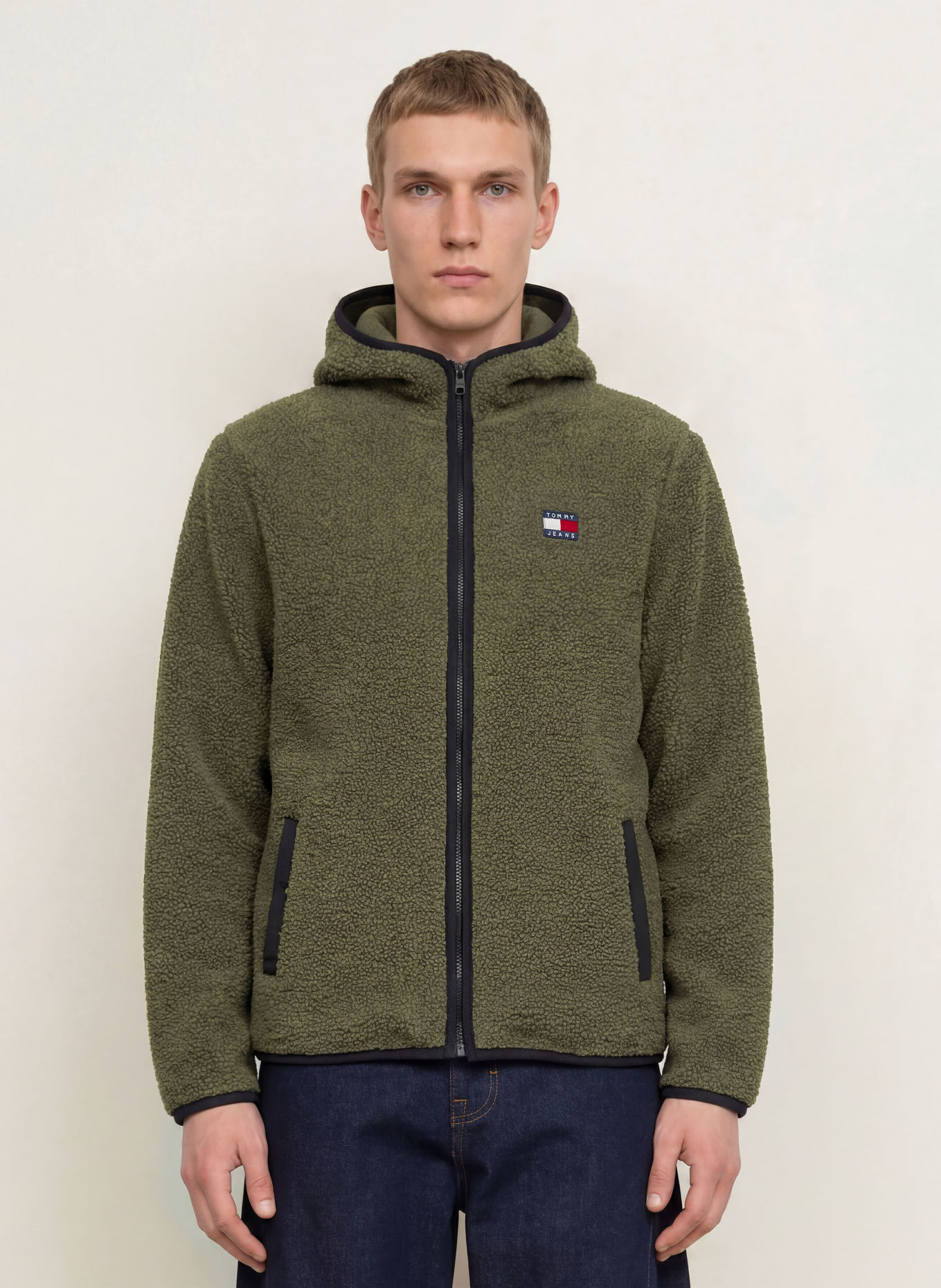 TOMMY JEANS Teddyfell-jas: OLIJF