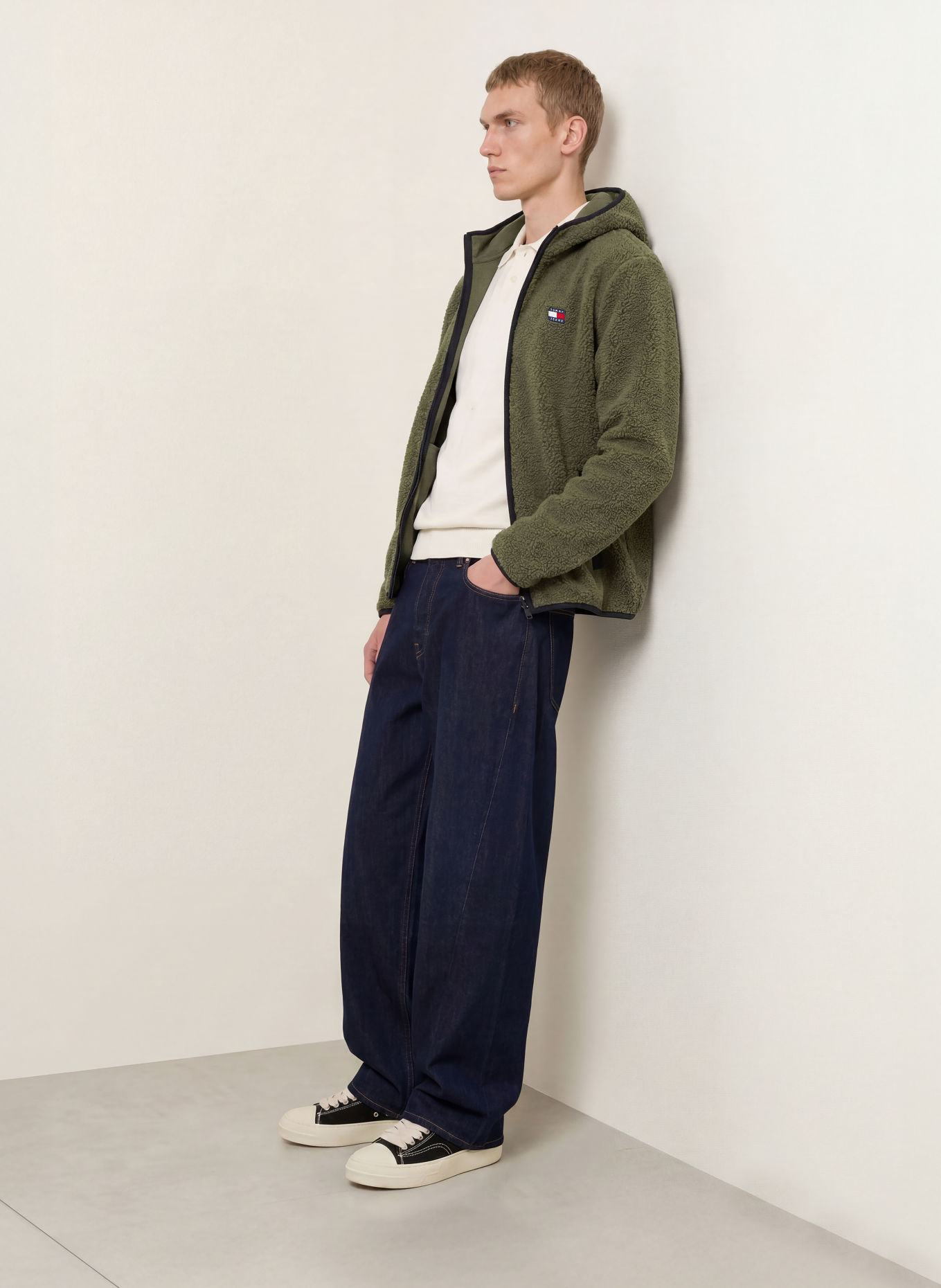 TOMMY JEANS Teddyfell-jas: OLIJF
