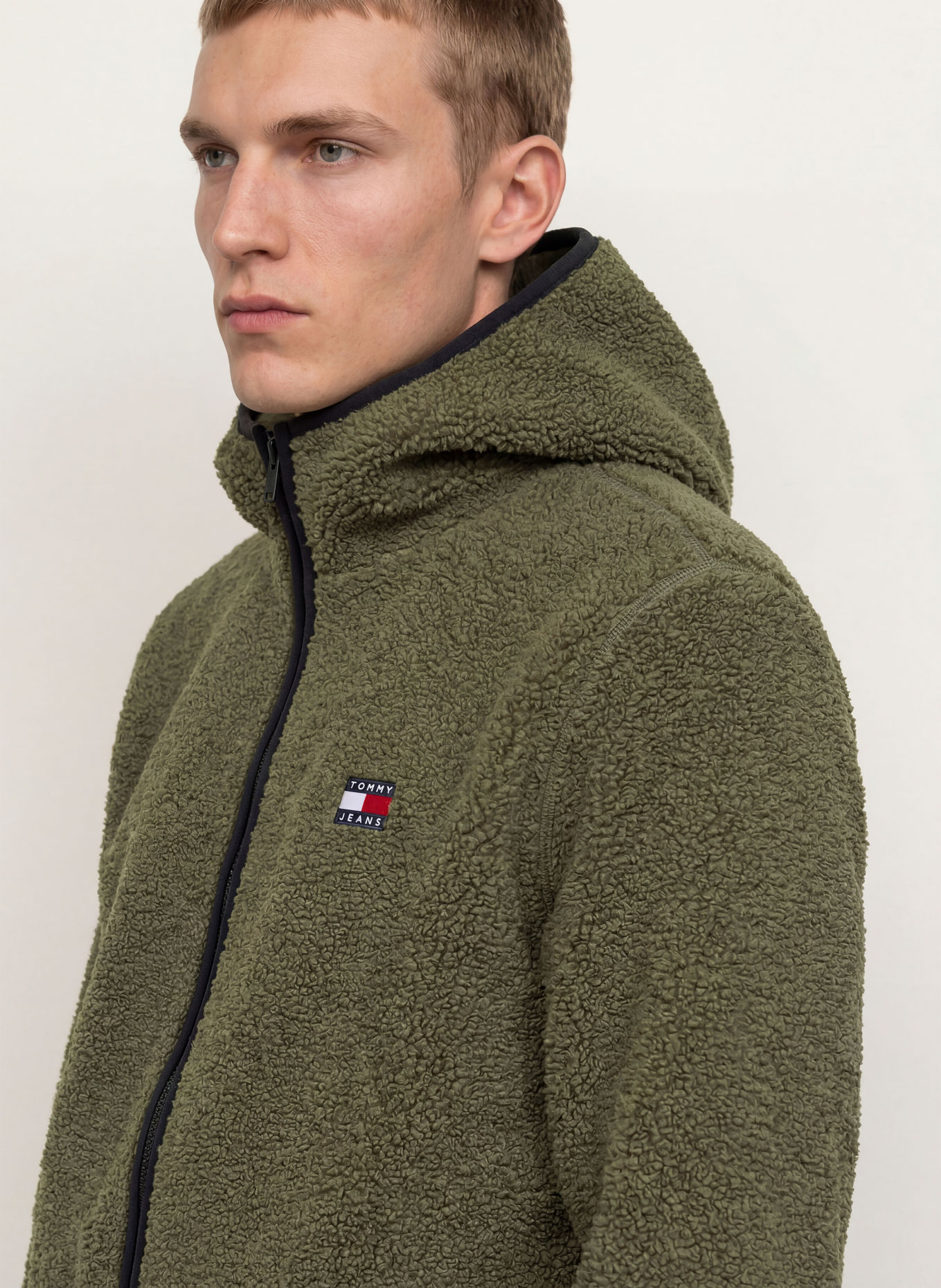 TOMMY JEANS Teddyfell-jas: OLIJF