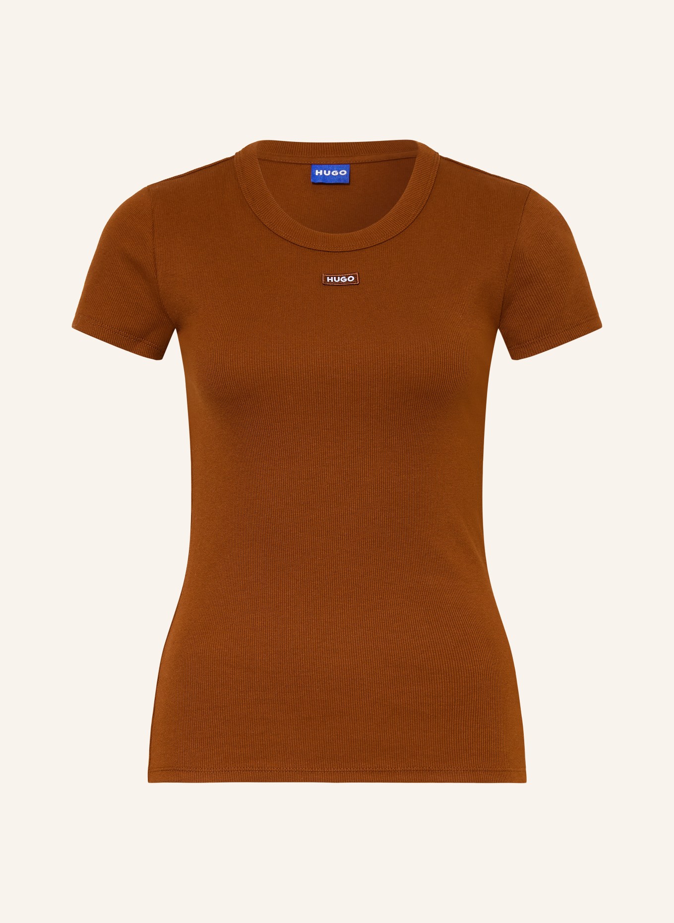 HUGO T-Shirt: BRAUN