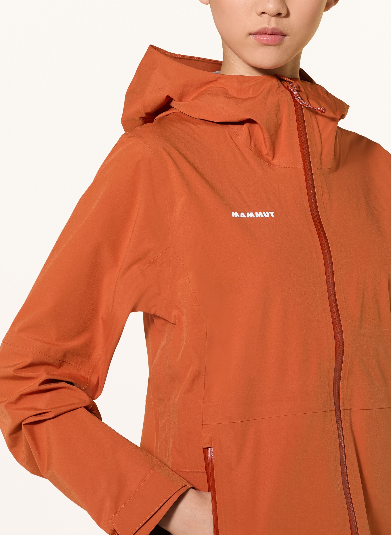 MAMMUT Functionele jas LINARD: DONKERORANJE