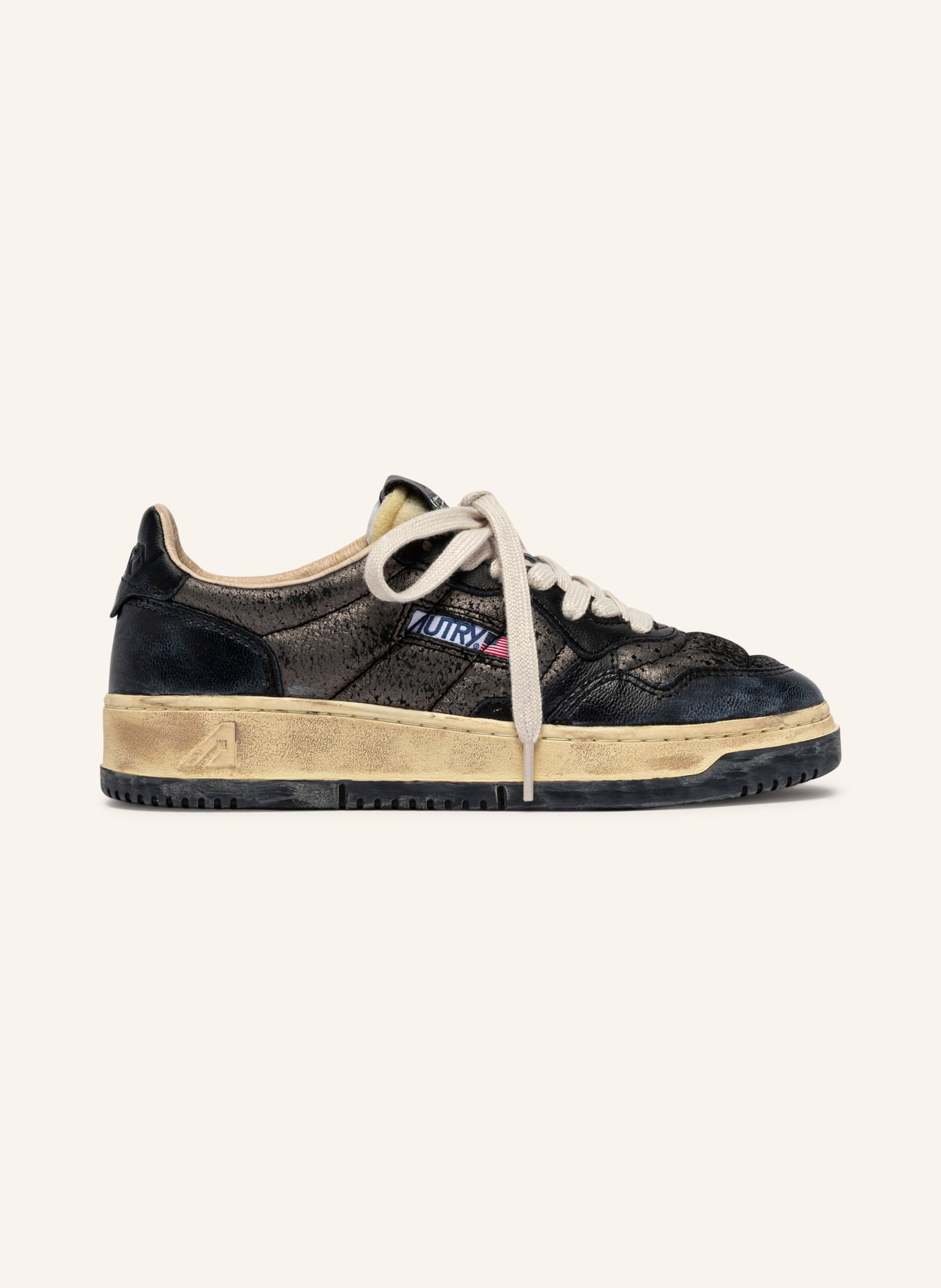 AUTRY Sneaker SUPER VINTAGE LOW: DUNKELBLAU