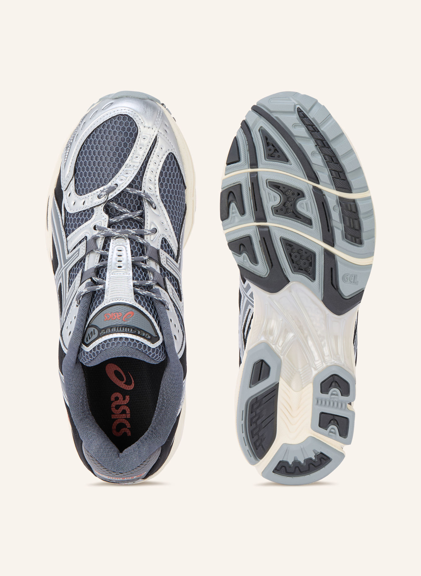 ASICS Sneakers GEL-NIMBUS 10.1: GRAY / SILVER / BLACK