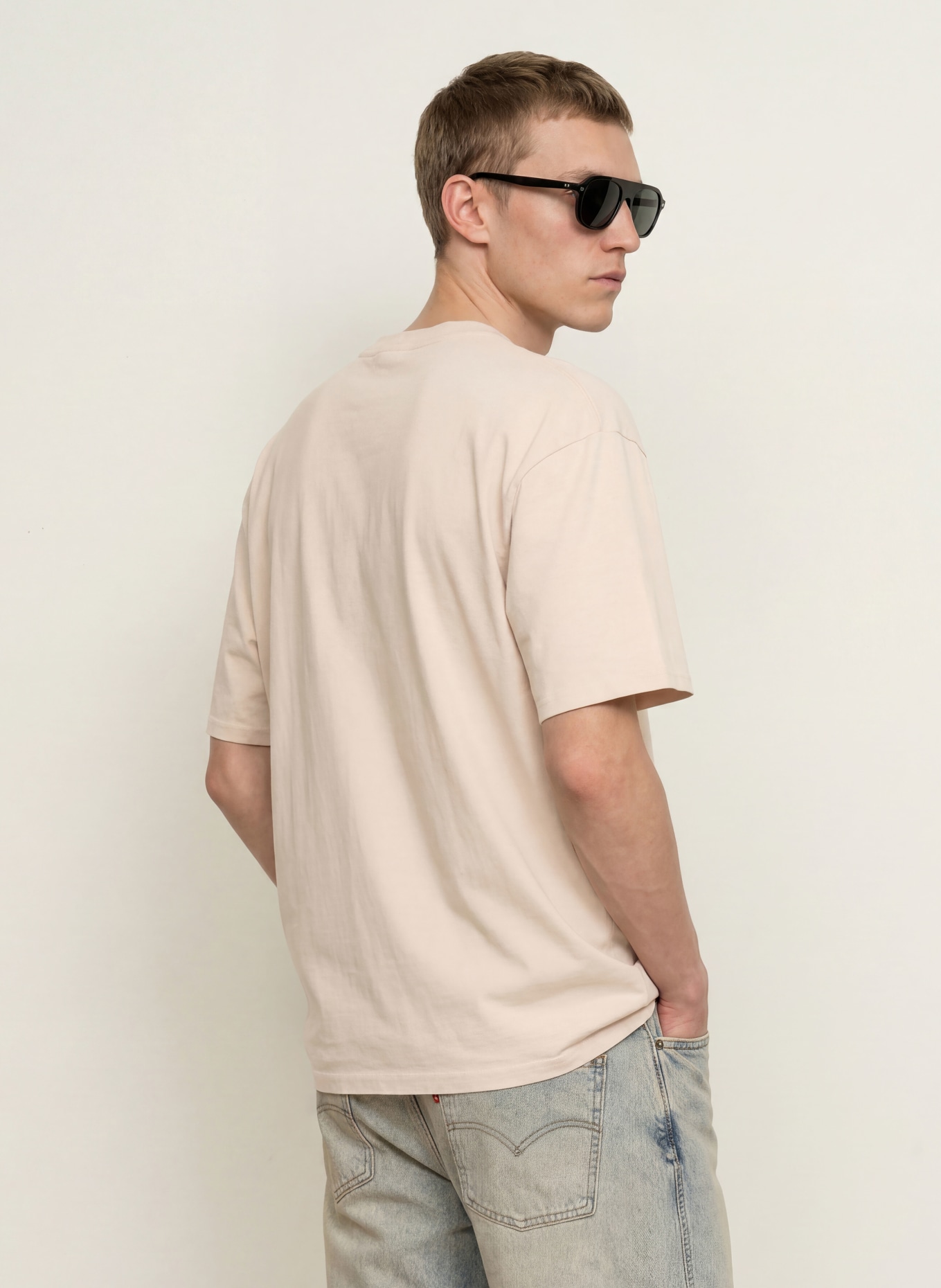 PEGADOR Oversized-Shirt: HELLBRAUN