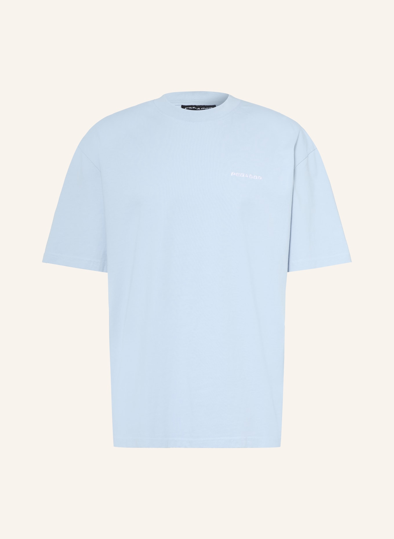 PEGADOR Koszulka oversize: JASNONIEBIESKI