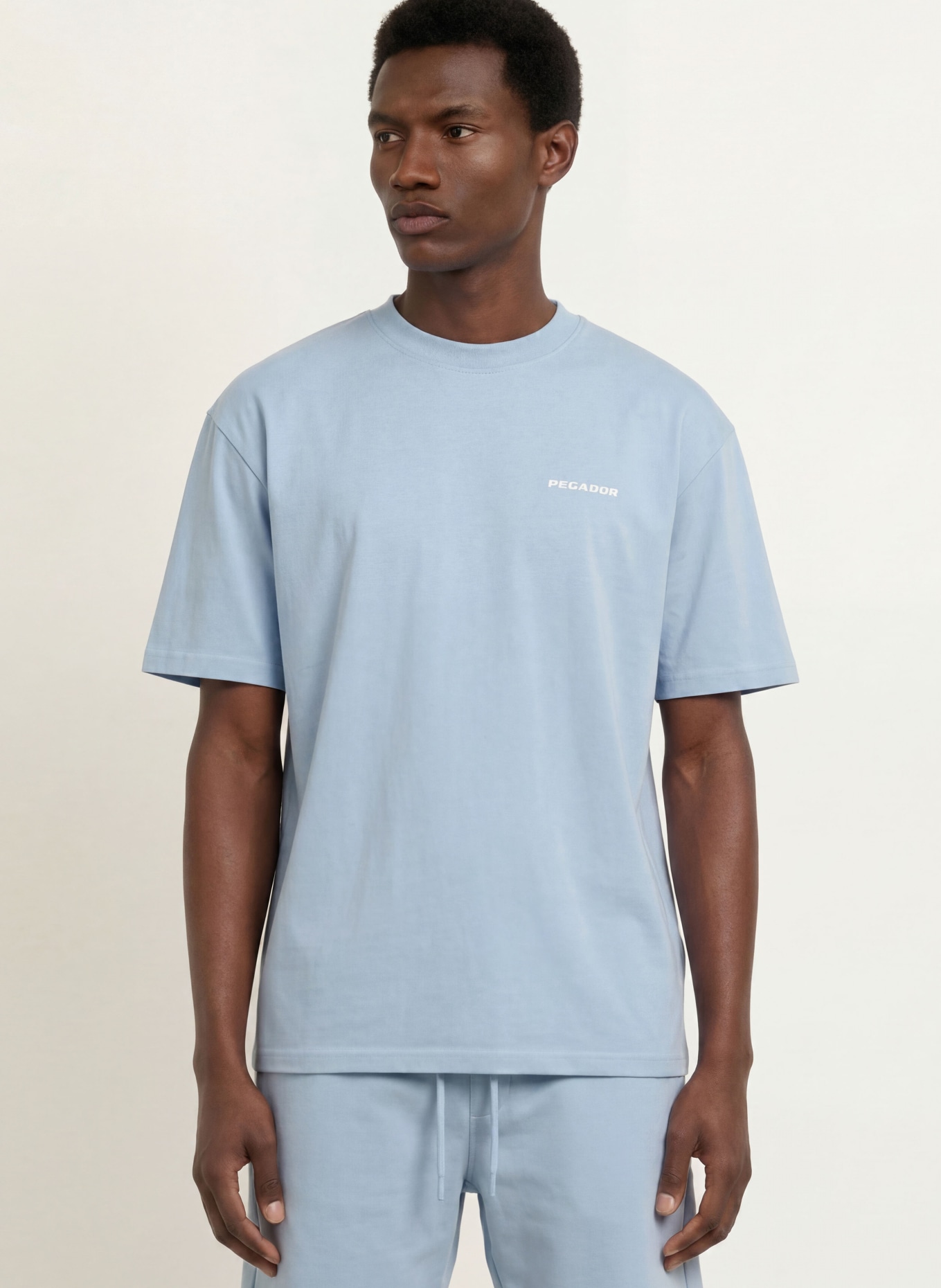 PEGADOR Koszulka oversize: JASNONIEBIESKI