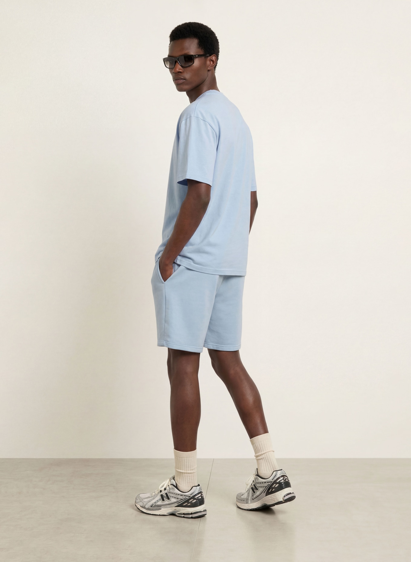 PEGADOR Koszulka oversize: JASNONIEBIESKI