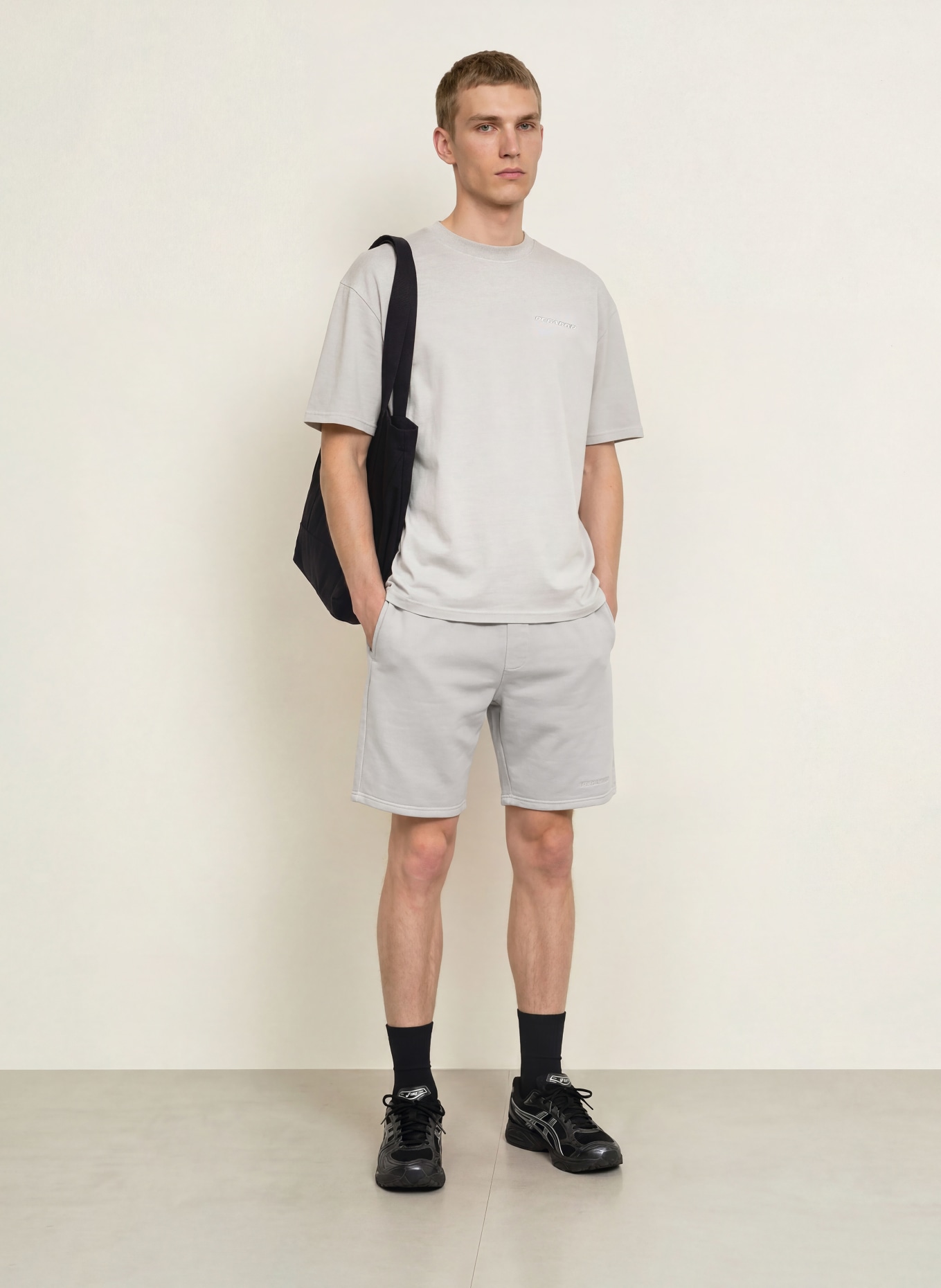 PEGADOR Sweatshorts: LJUSGRÅ