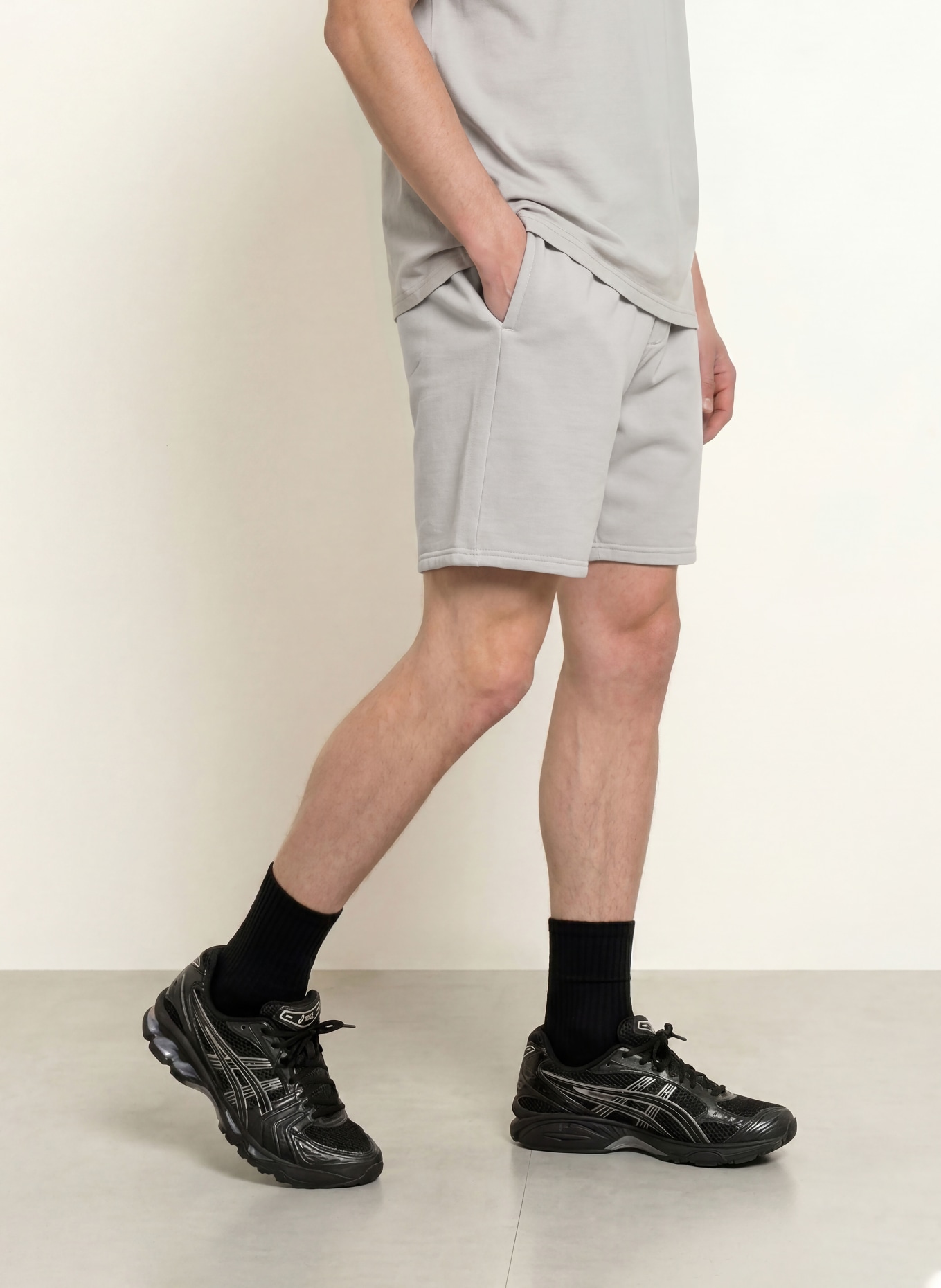 PEGADOR Sweatshorts: LJUSGRÅ