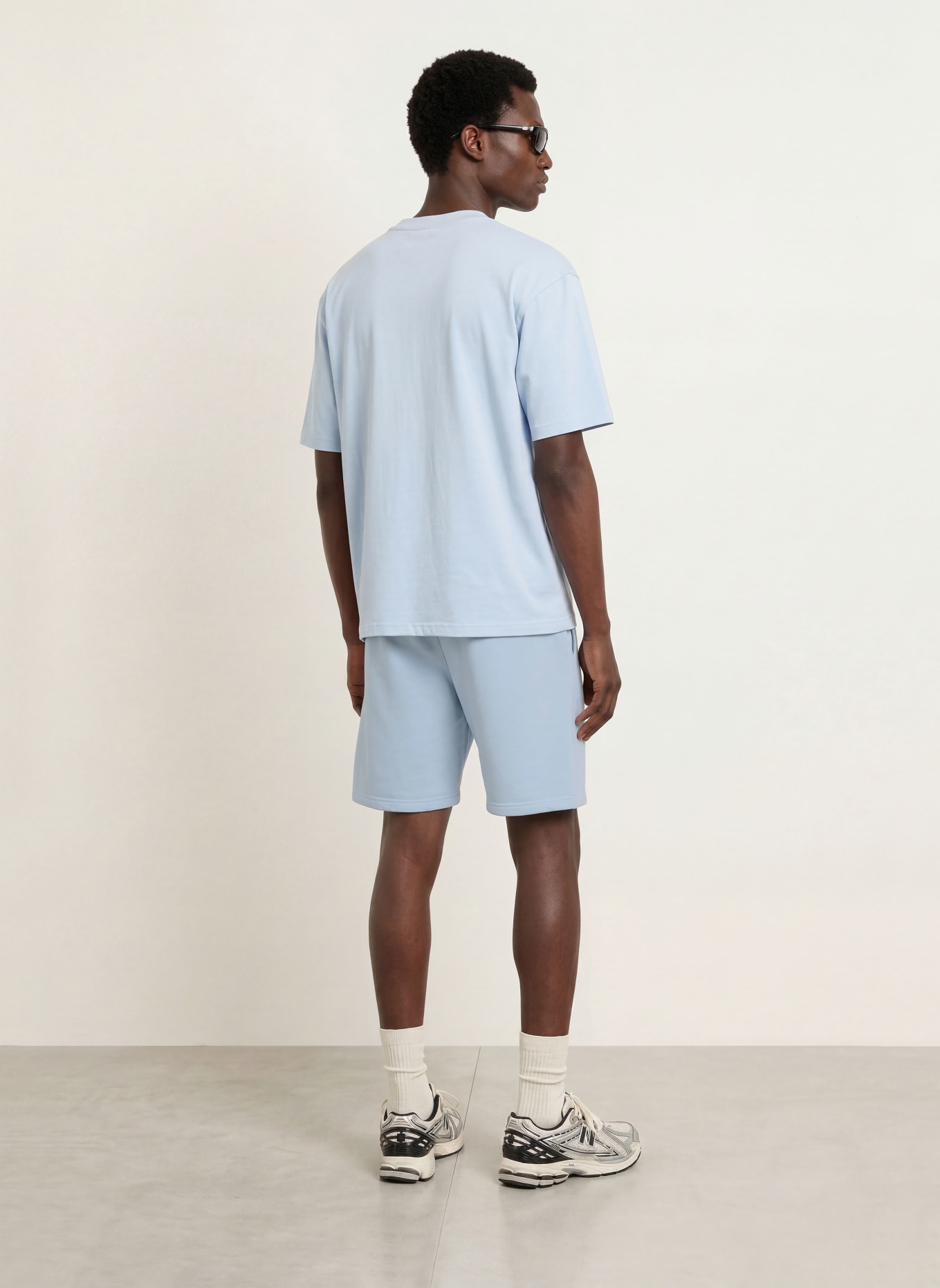 PEGADOR Sweatshorts: LJUSBLÅ