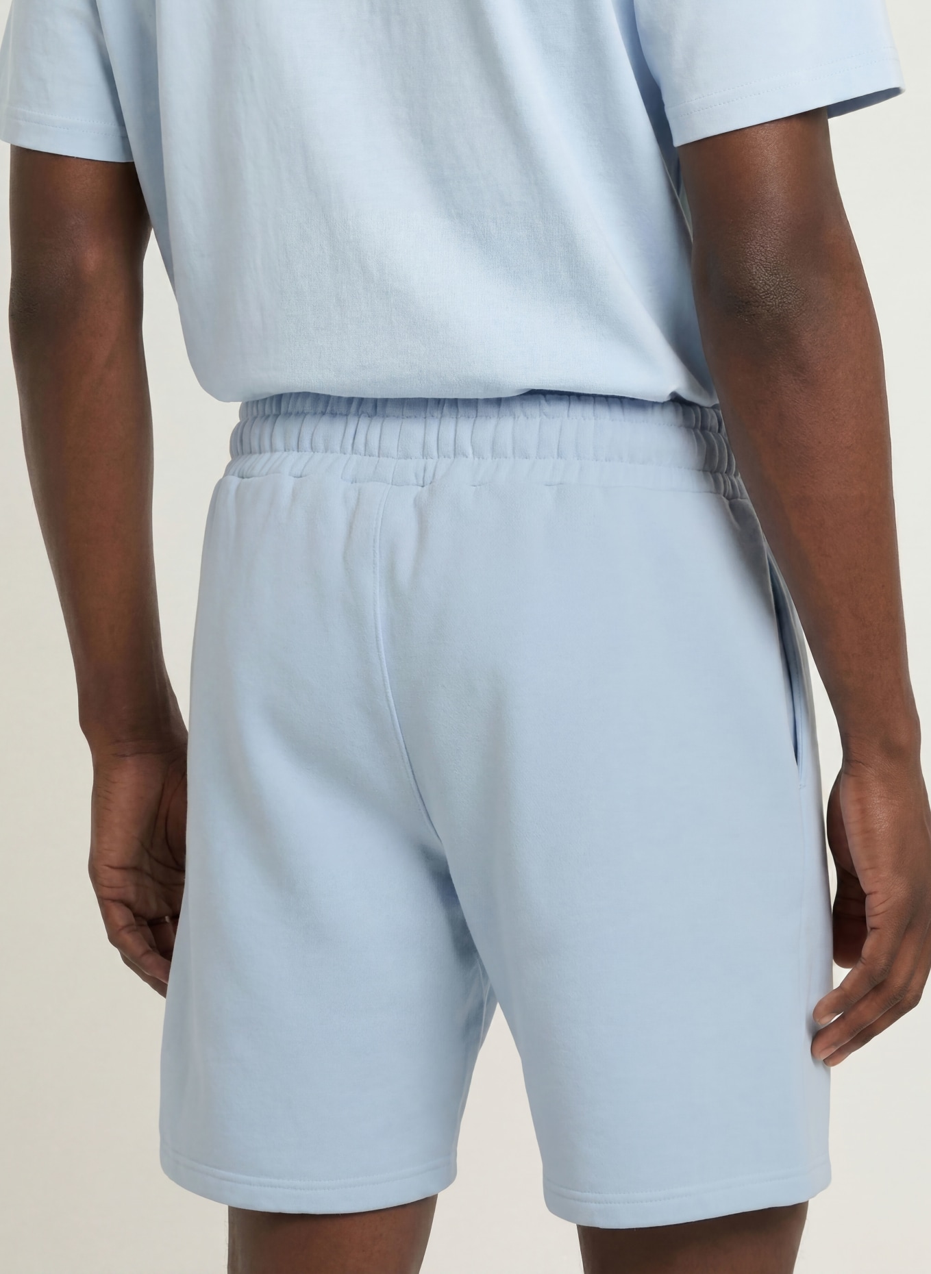 PEGADOR Sweatshorts: LJUSBLÅ