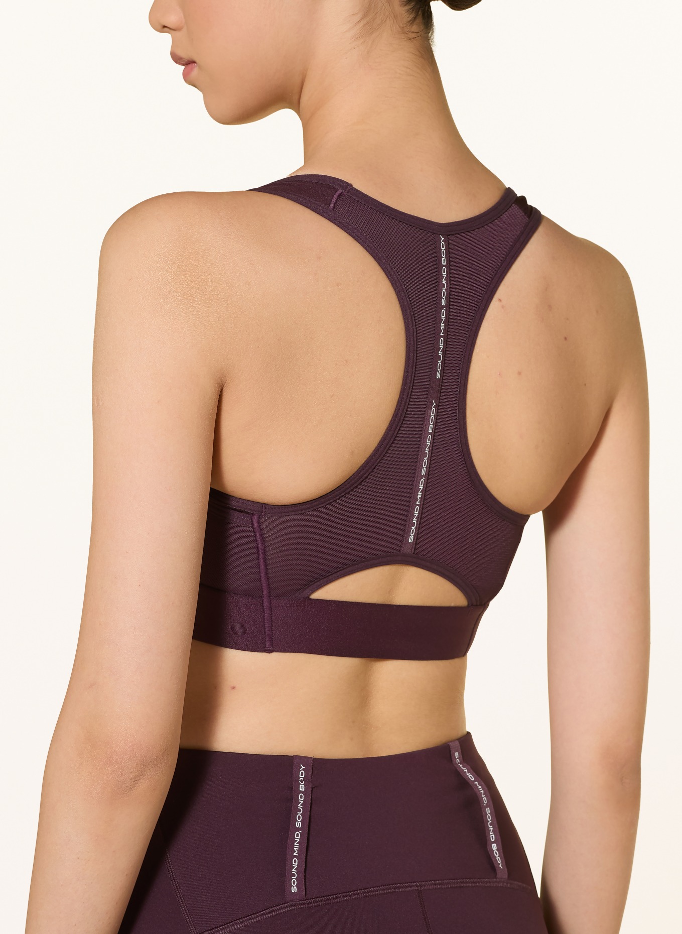 ASICS ROAD sports bra: DARK PURPLE