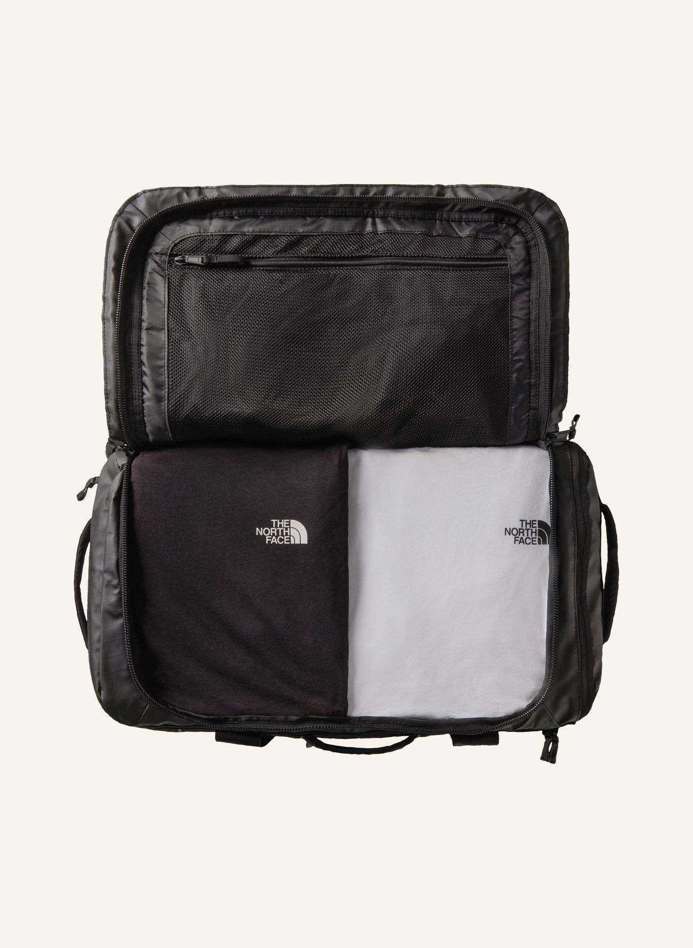 THE NORTH FACE Rucksack BASE CAMP VOYAGER 42 l mit Laptop-Fach: SCHWARZ