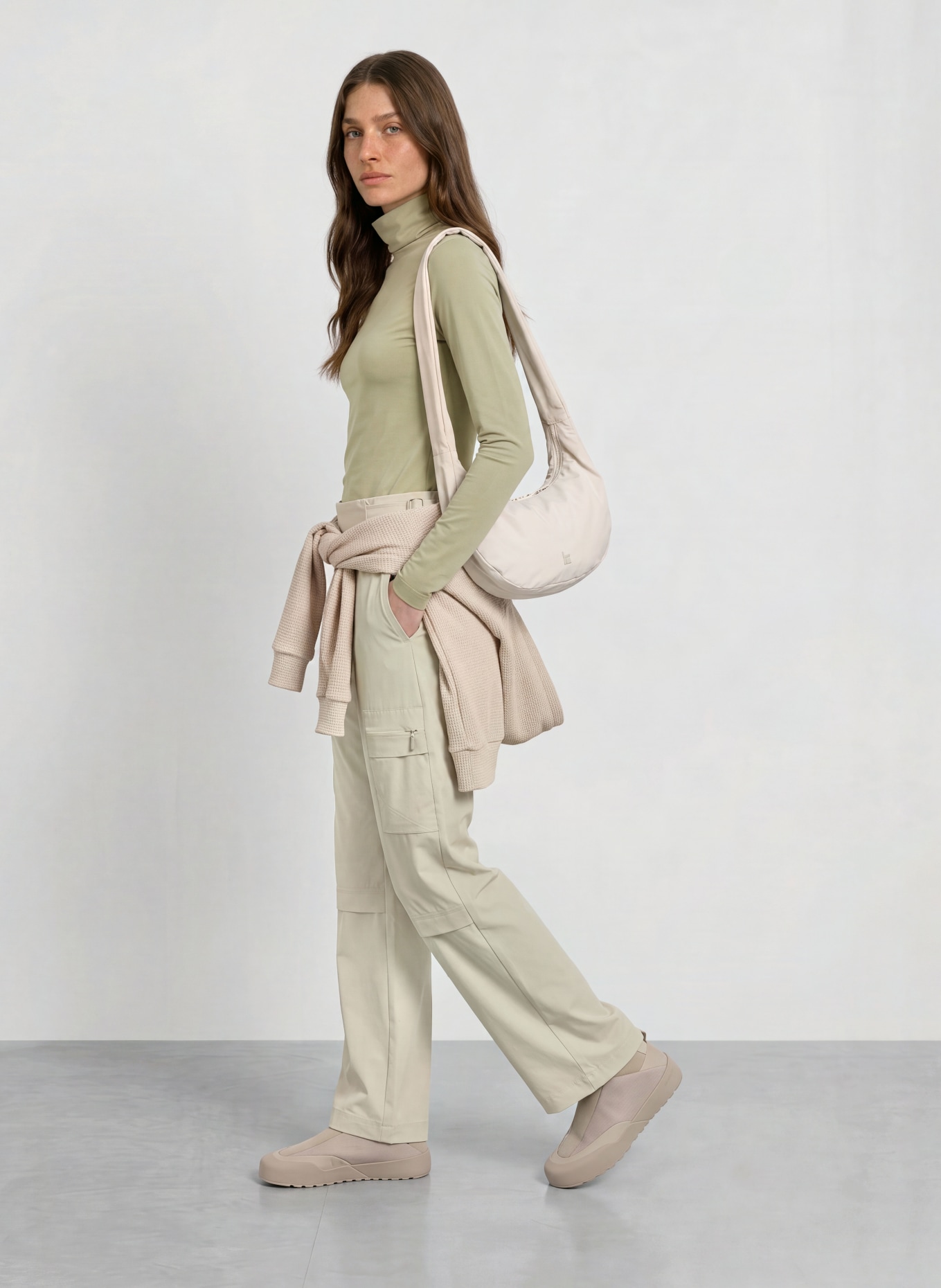 JEANNE BARET REUNION midlayer: LIGHT GREEN