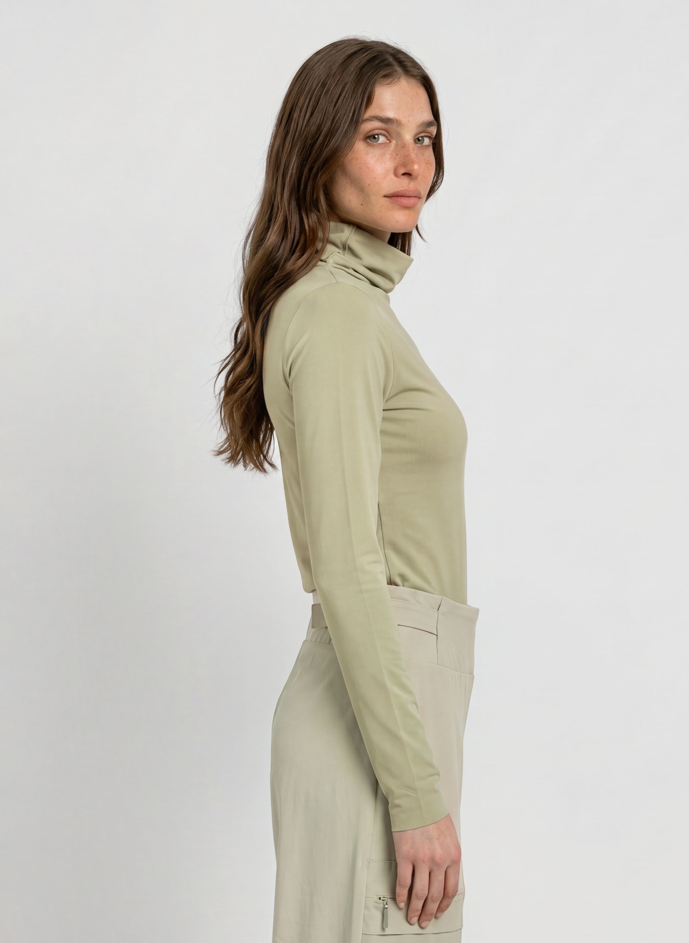 JEANNE BARET REUNION midlayer: LIGHT GREEN