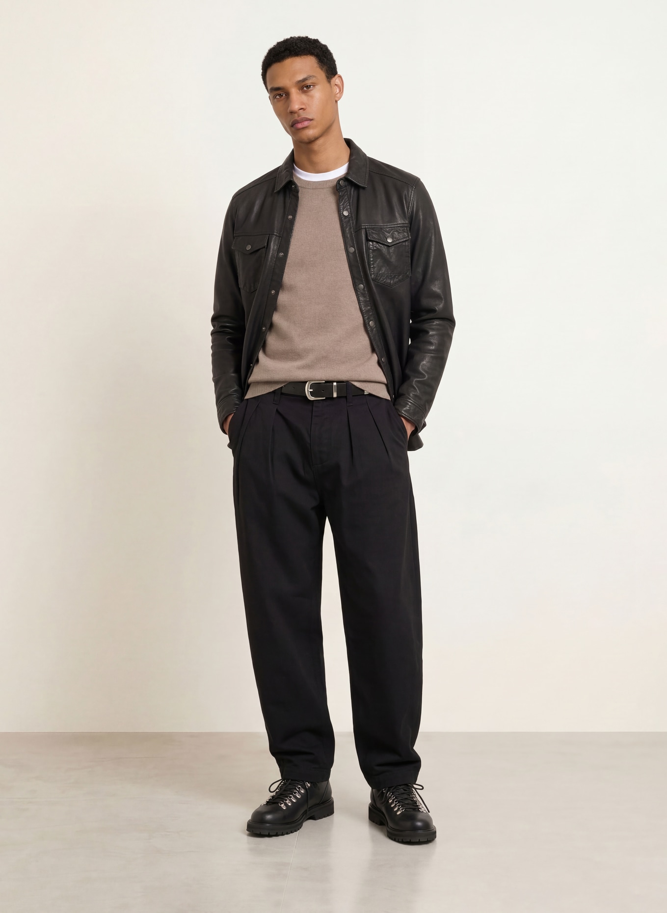 ALLSAINTS Pullover STATTEN: TAUPE