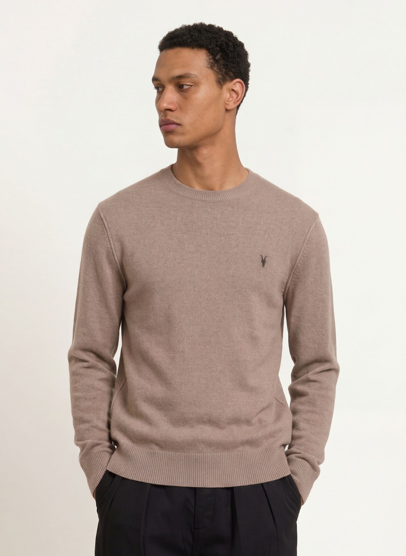 ALLSAINTS Pullover STATTEN: TAUPE