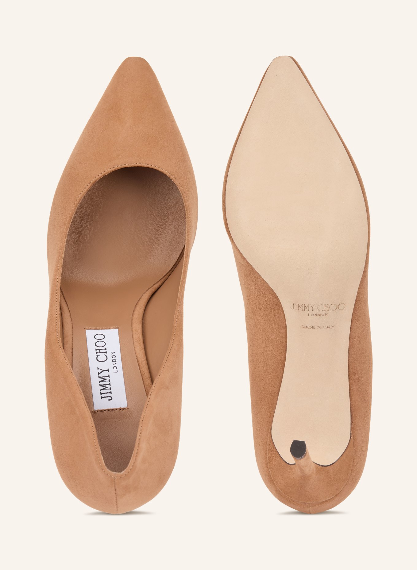 JIMMY CHOO Pumps ROMY 85: CAMEL