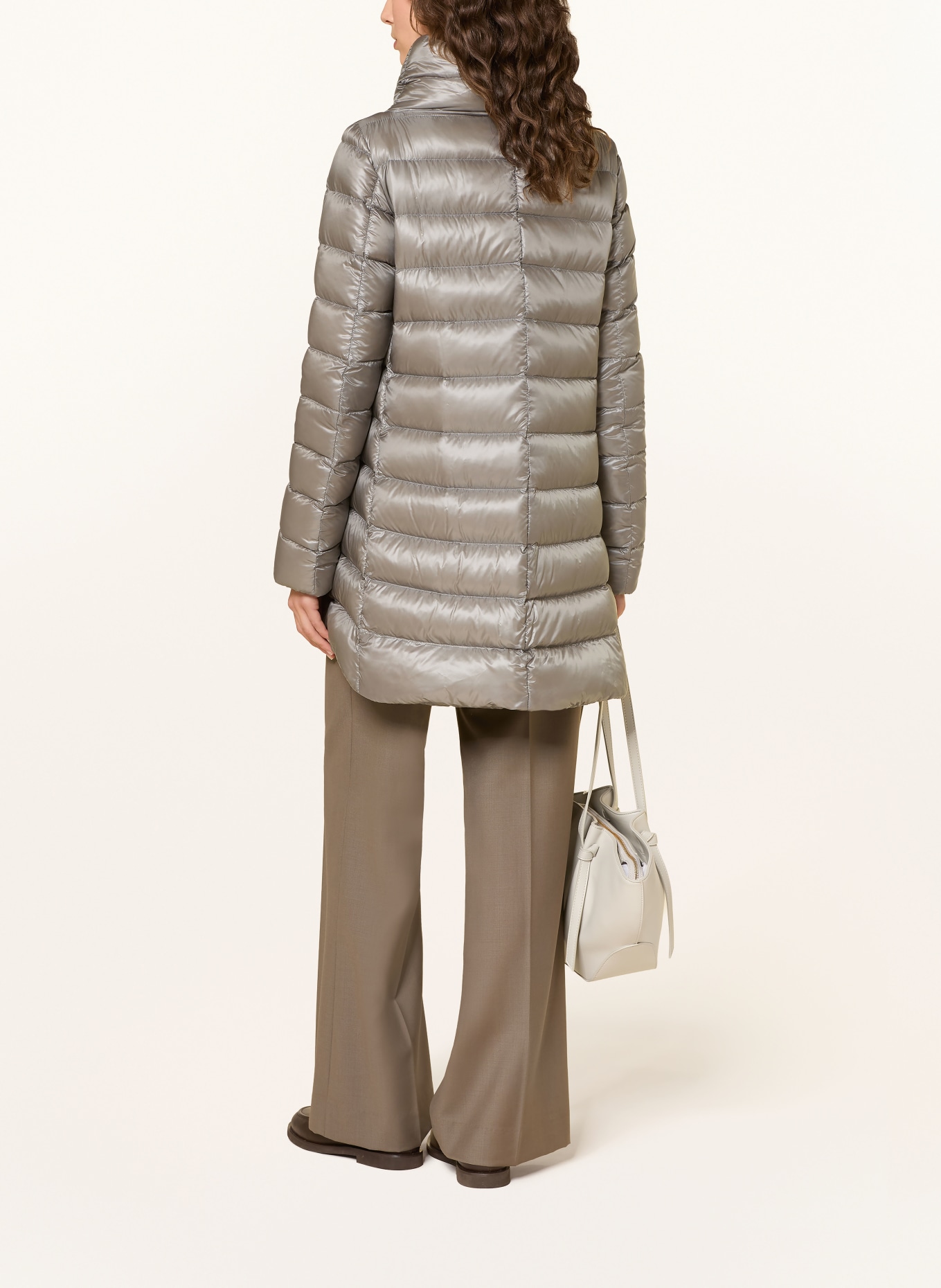 HERNO Down jacket AMELIA: SILVER