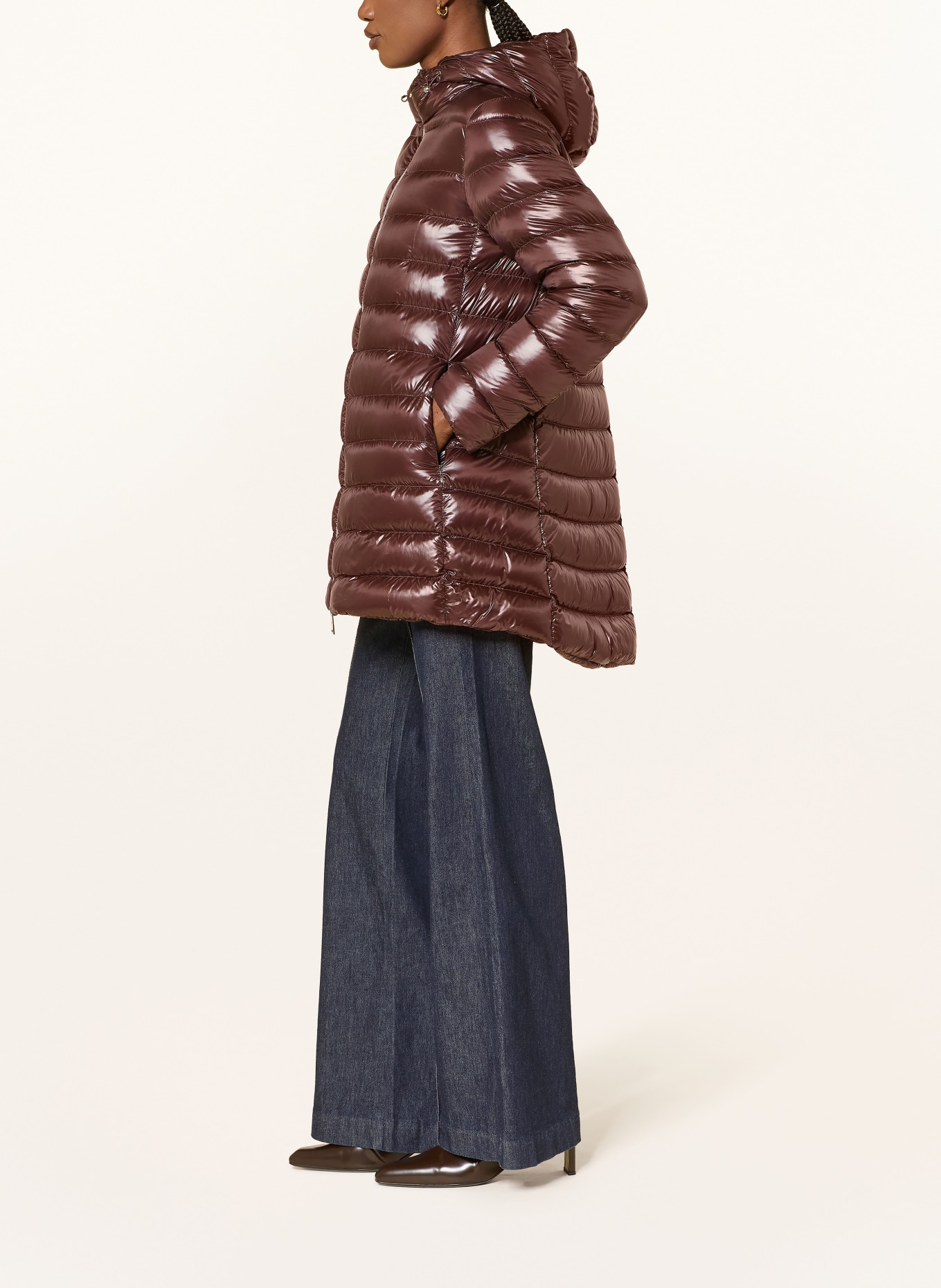 HERNO donsjas: MARRON FONCÉ