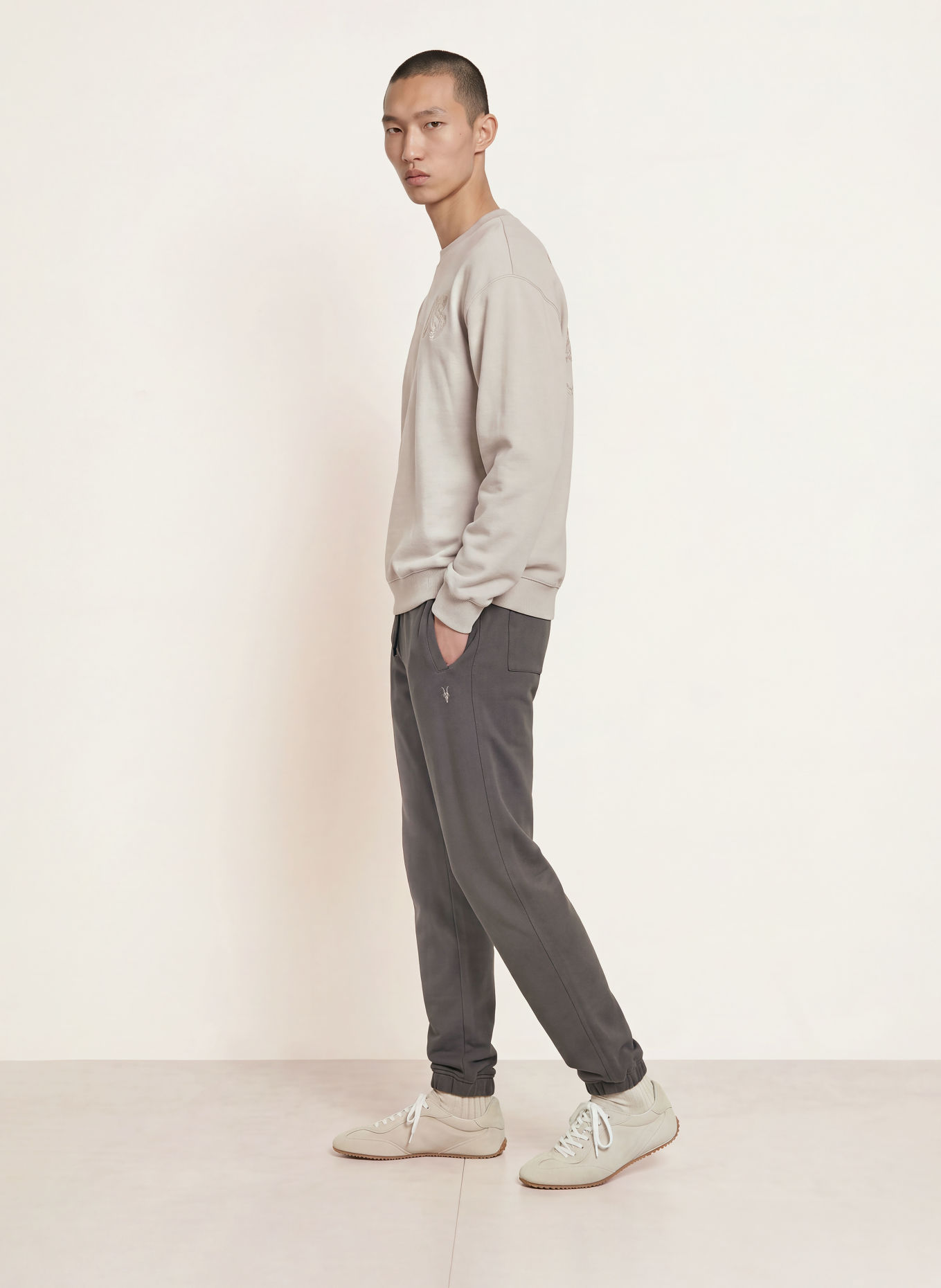 ALLSAINTS Sweatpants RAVEN: DUNKELGRAU