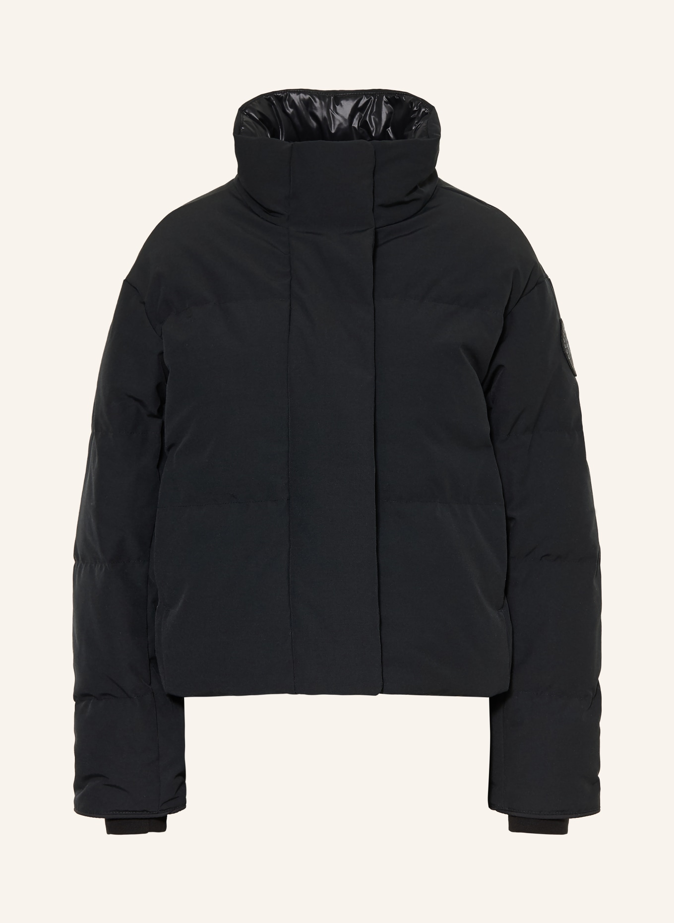 CANADA GOOSE Cropped-Daunenjacke GRANDVIEW: SCHWARZ