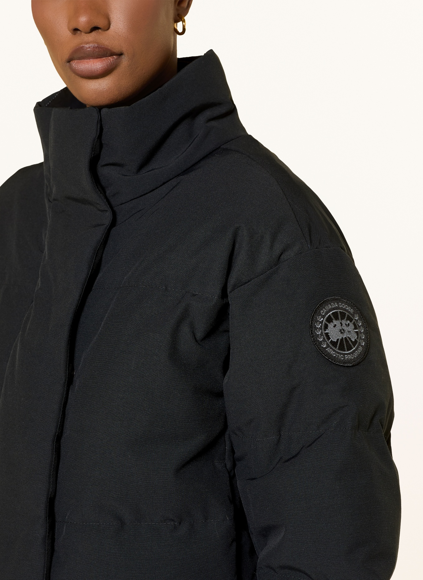 CANADA GOOSE Cropped-Daunenjacke GRANDVIEW: SCHWARZ