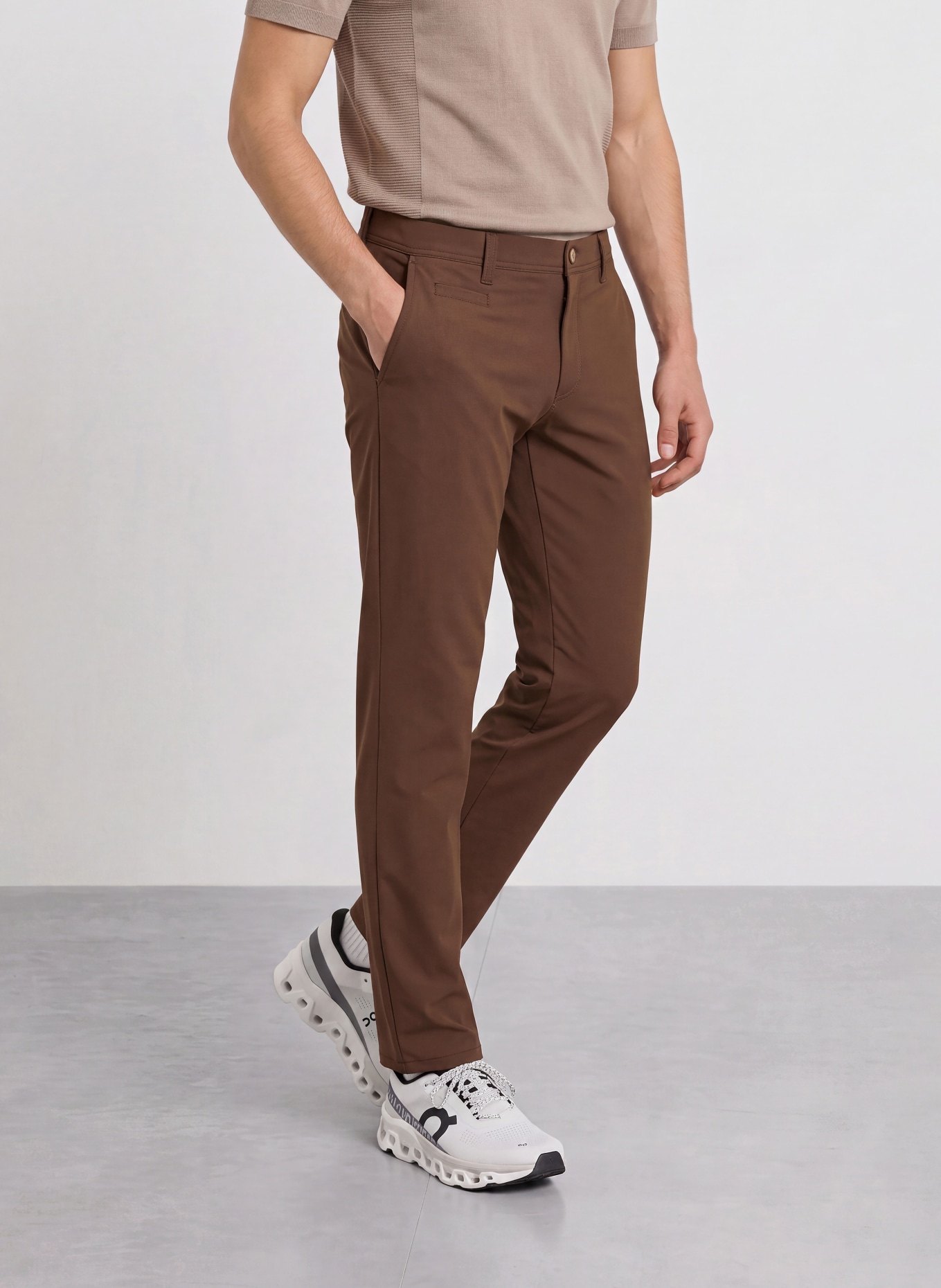 ALBERTO Pantalon de golf ROOKIE - WR REVOLUTIONAL®: MARRON