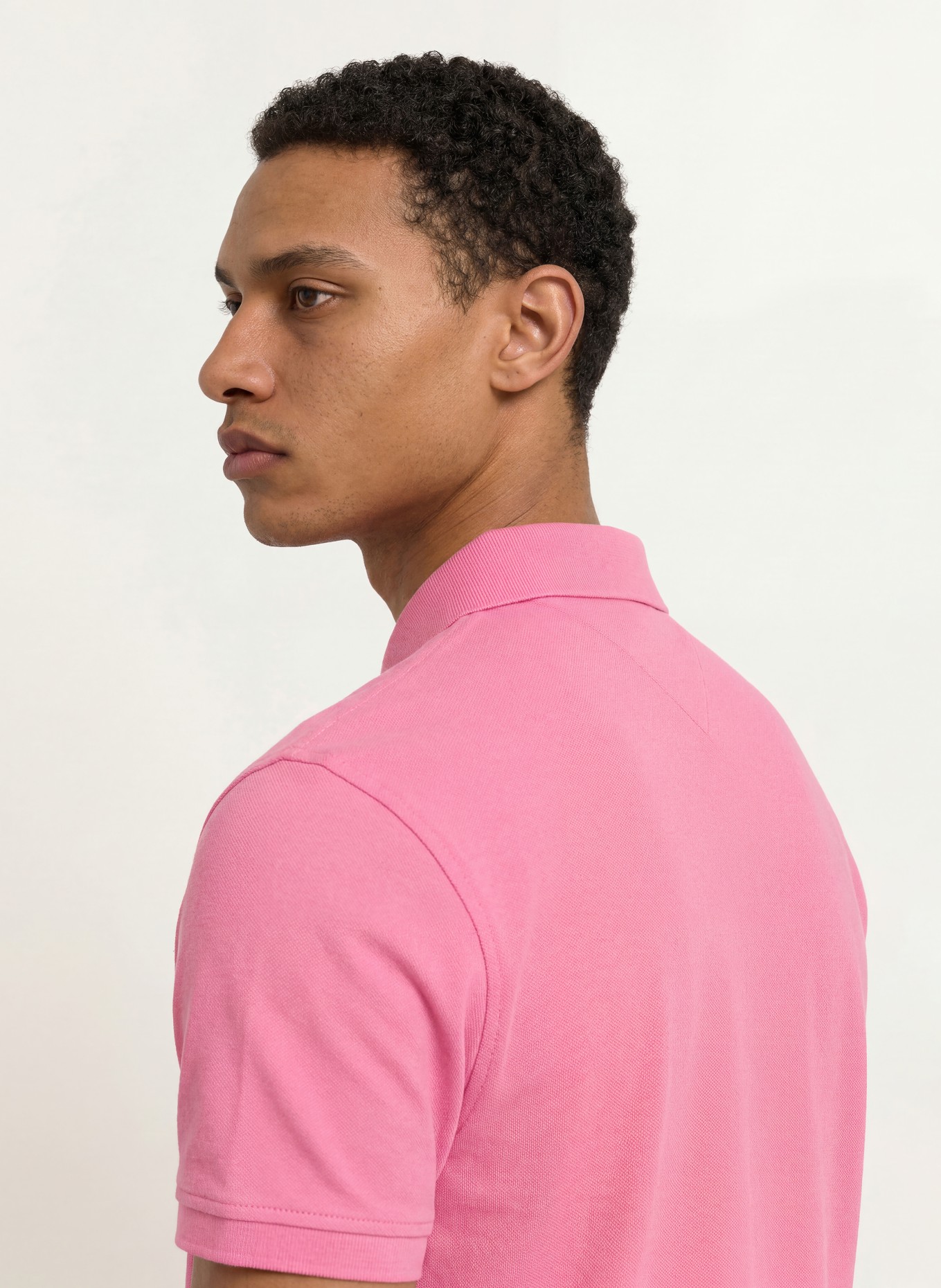 TOMMY HILFIGER Koszulka polo z piki regular fit: MOCNORÓŻOWY
