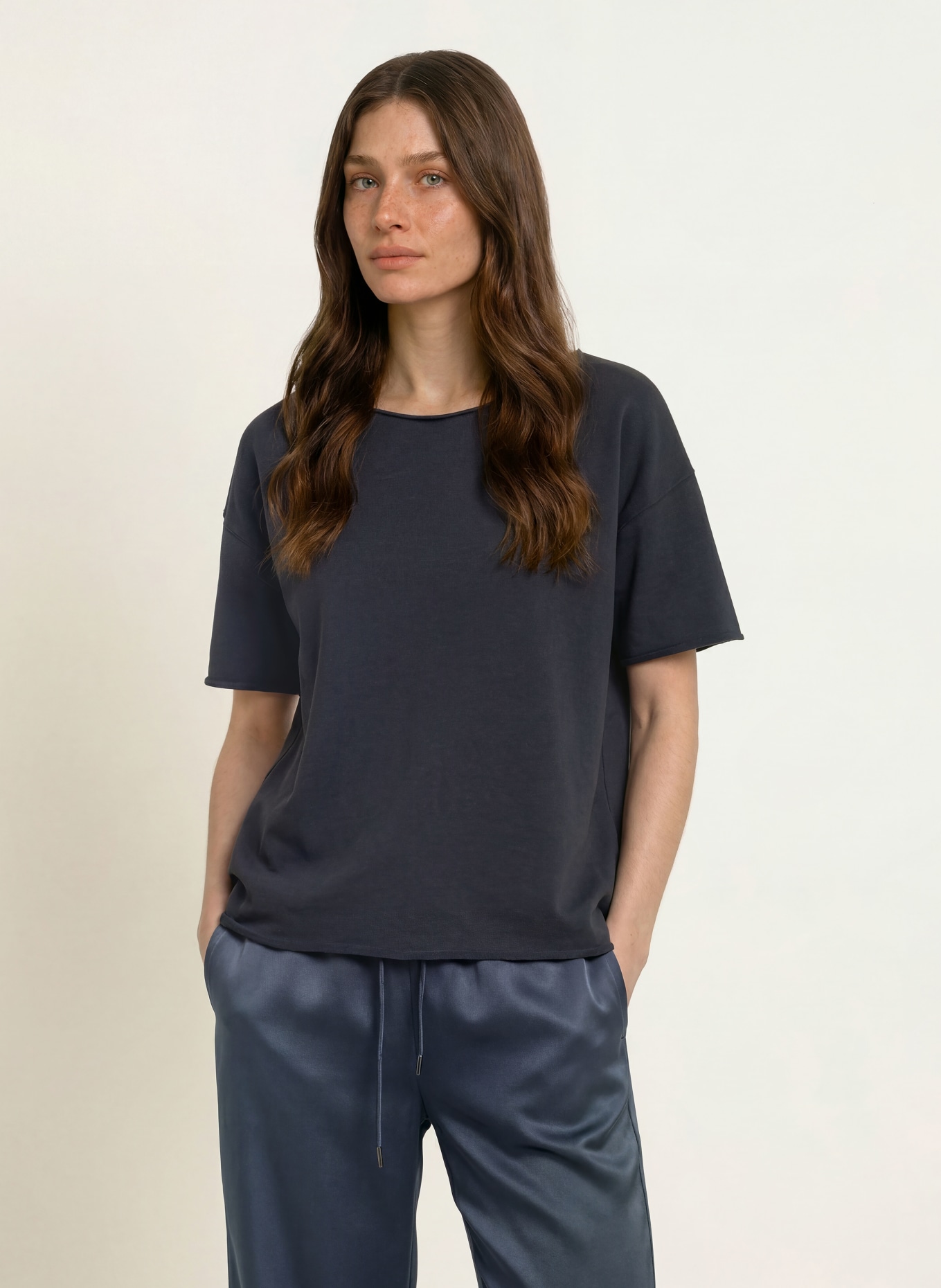Juvia Sweatshirt KAYA: DONKERBLAUW